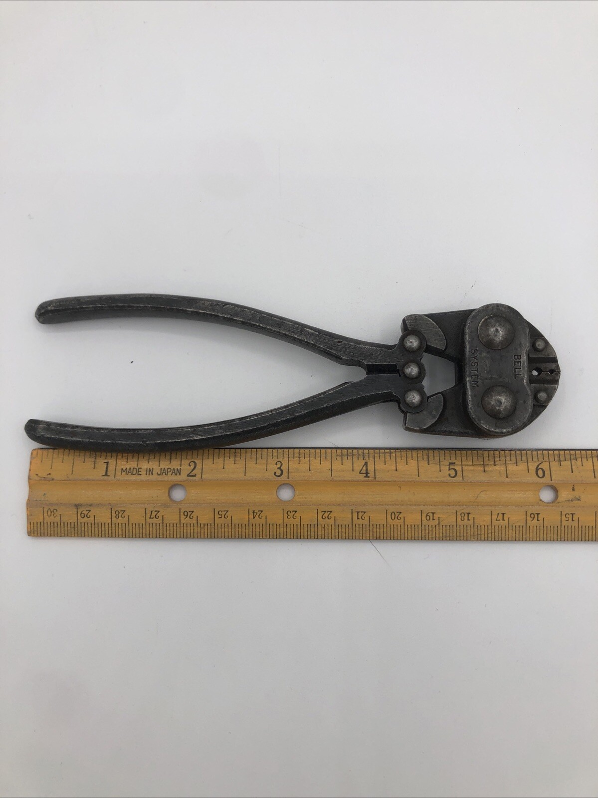 BELL SYSTEM Wire Crimper HKP INC II-46 Phone line man pliers tool Vintage NICE