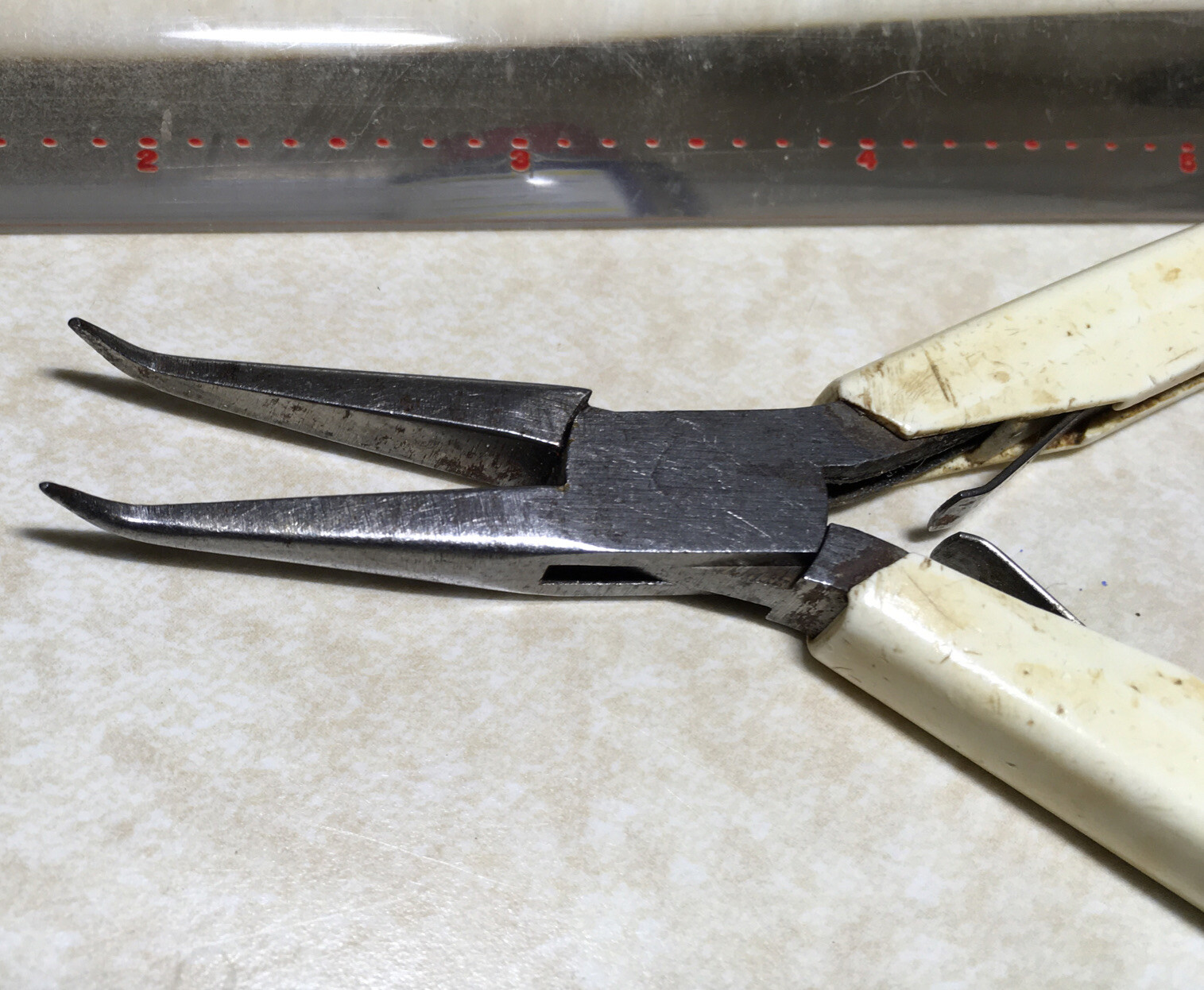 Antique Pliers 3 FE Lindstrom Sweden Patent Pending Jewelry 7892 (893) Very RARE
