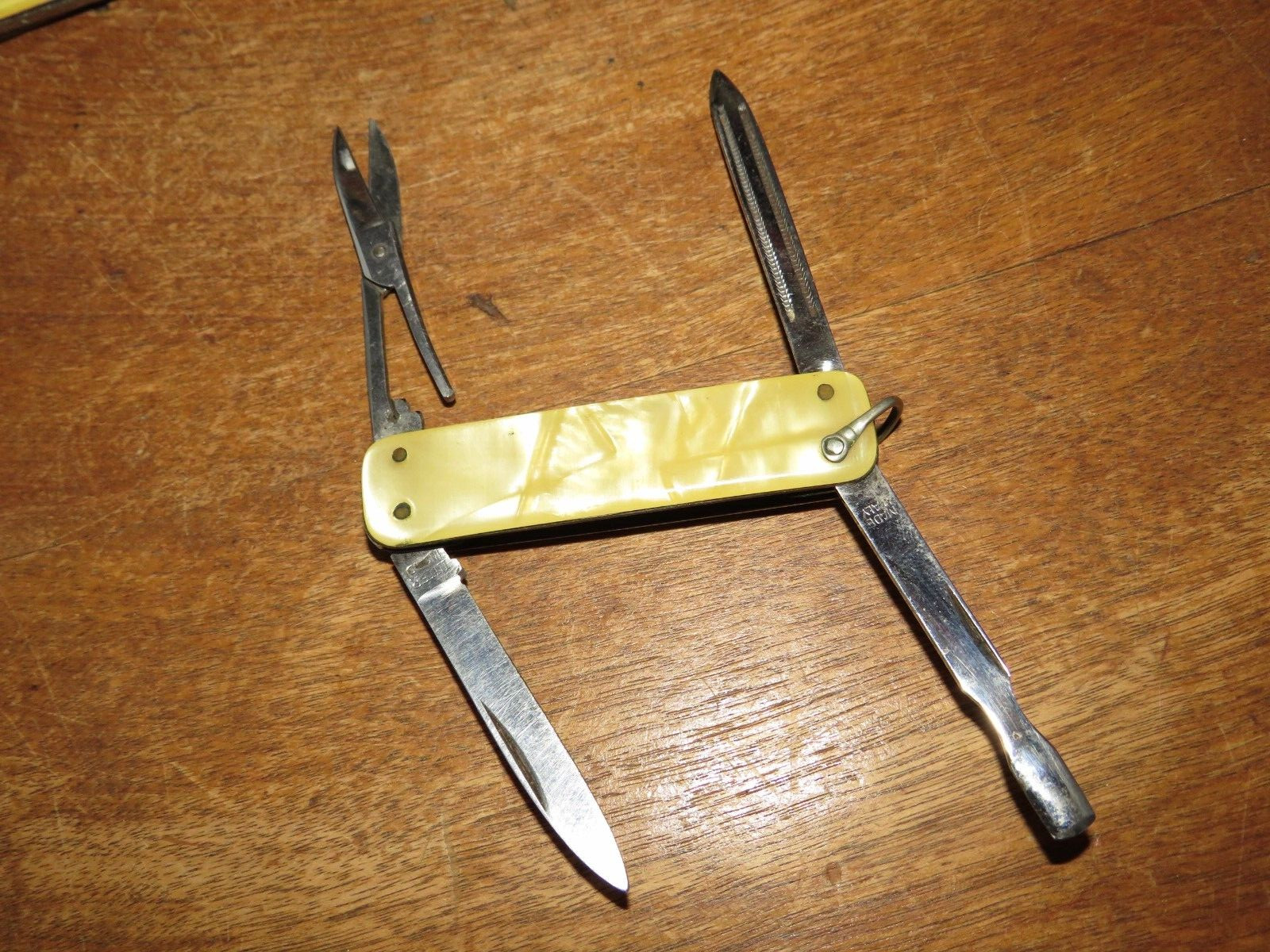 4 Vintage Pocket Knives, Swiss Like, Washington DC, & More