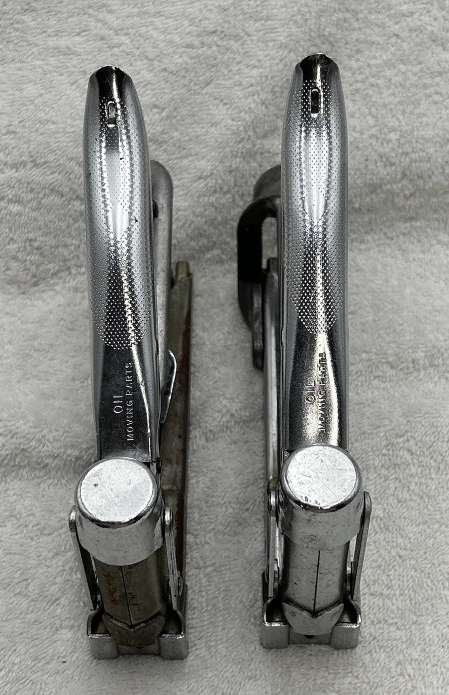 Hansen Staple Gun No3 Lot of 2 One works One does NOT Work with Staples