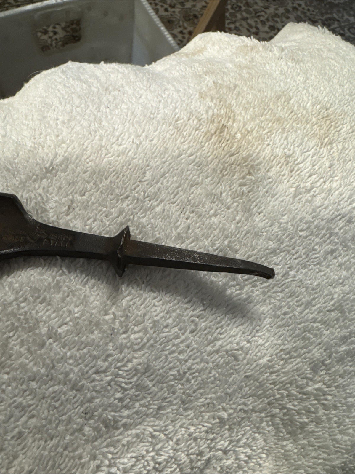 1” Buck Bros. Wood Gouge chisel tool vtg, no handle