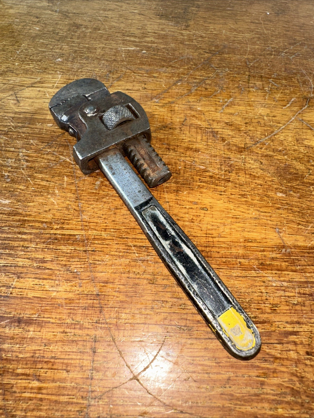 Vintage Trimont 7″ Pipe Wrench Trimo Alloy