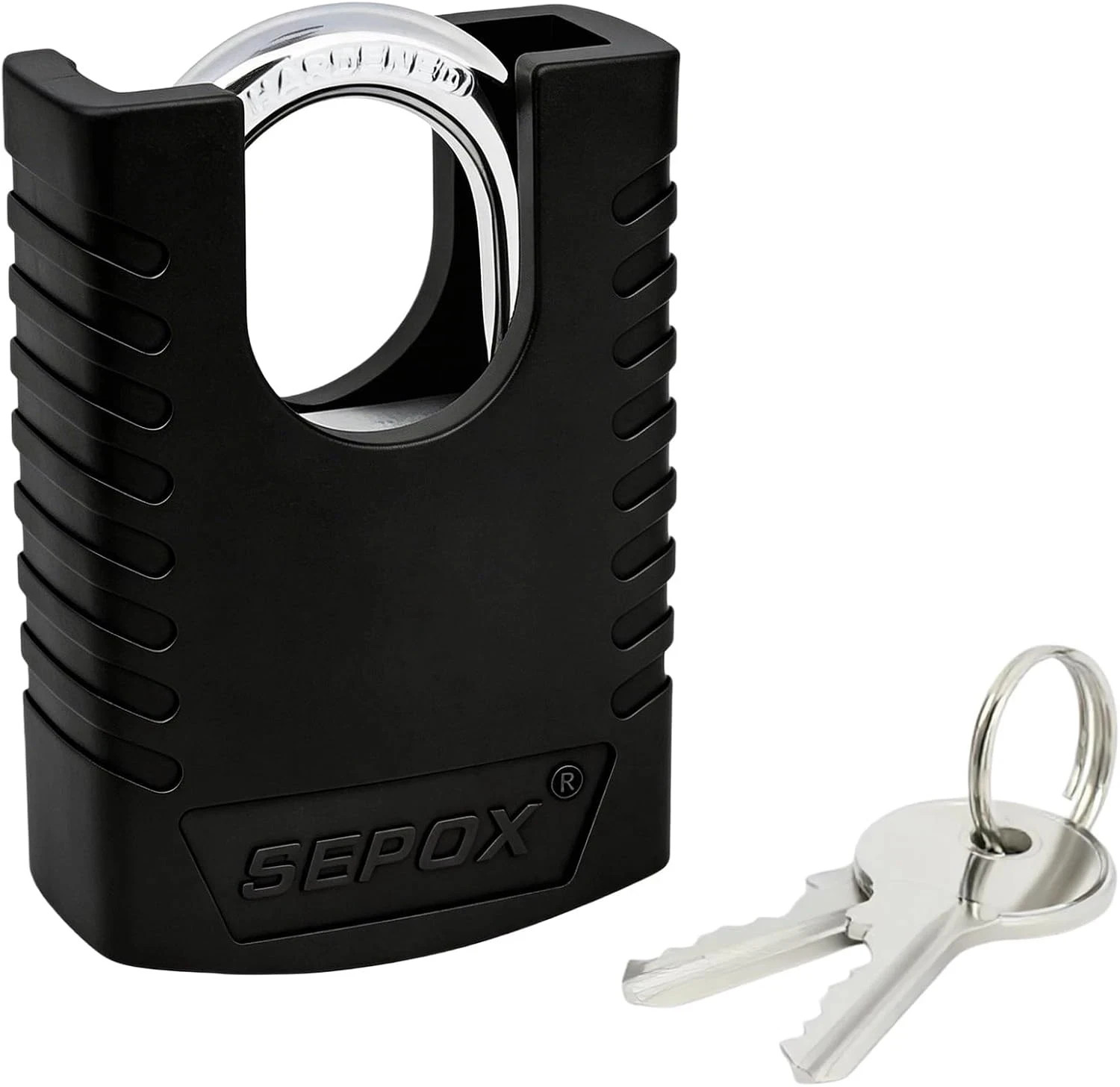® Heavy Duty Outdoor Padlock with 2 Keys – 3-3/16″ (80Mm) Weatherproof Rustproof