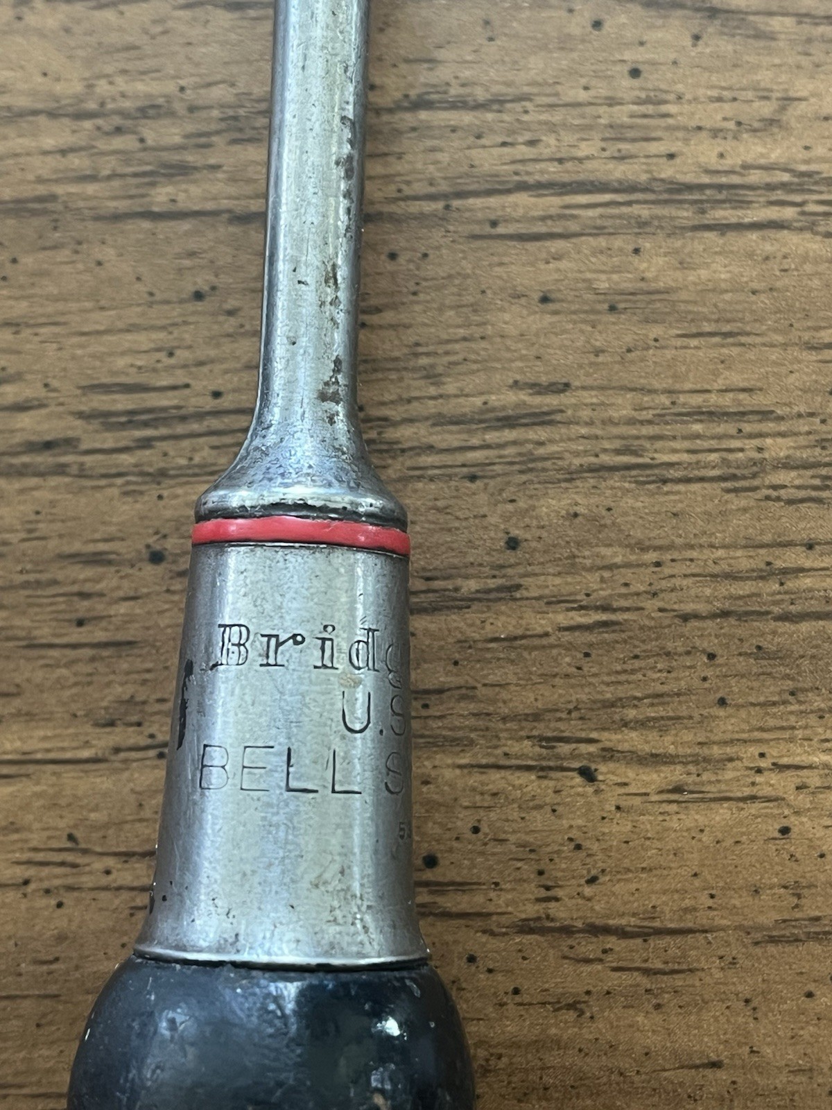 Vintage Bridgeport USA Bell System Flathead Wood Handle Screwdriver