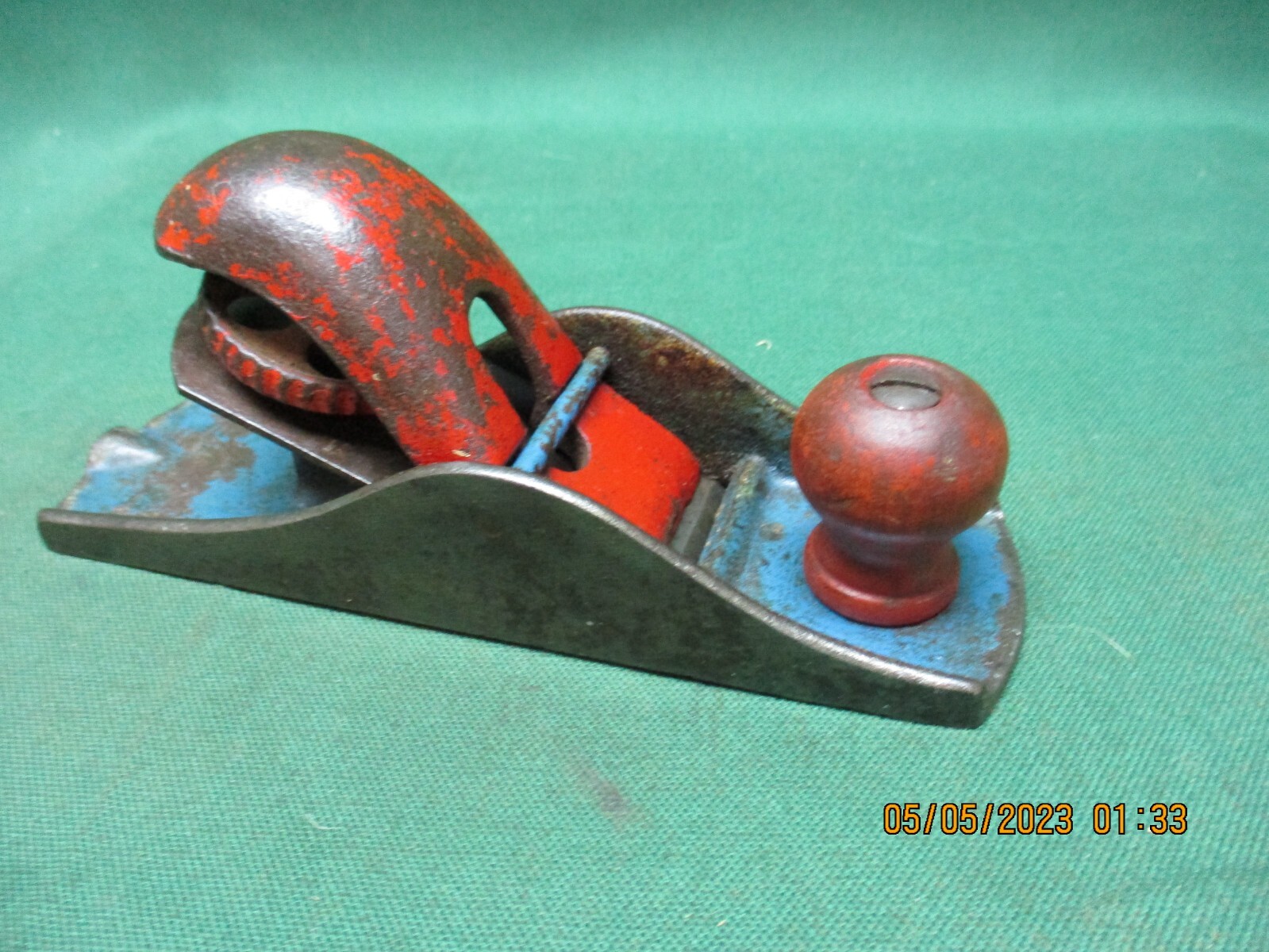 Vintage 6″ Wood Plane No Brand Marks Visible, Vintage Carpentry