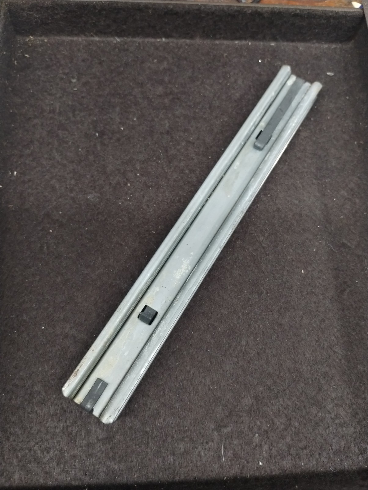 CRAFTSMAN MACHINIST TOOL BOX TOOLBOX DRAWER SLIDE RAIL TRACK W/CLIPS. 7-7/16″