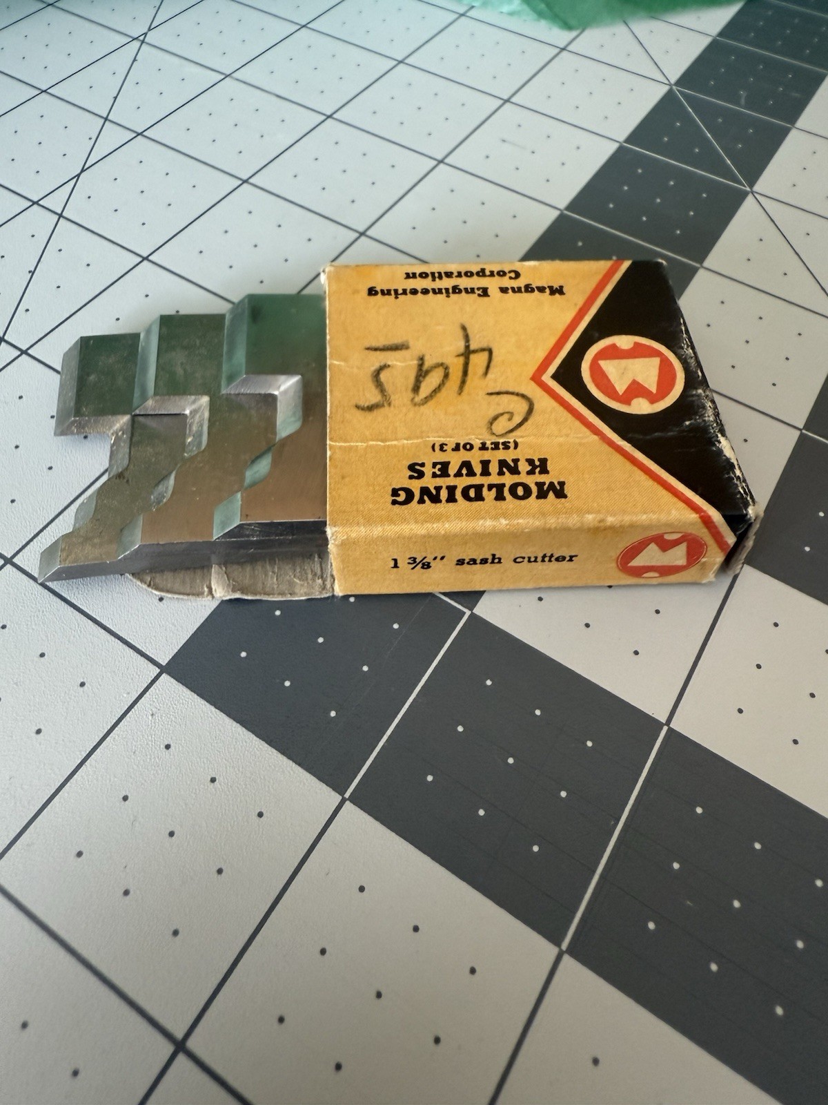 Magna Engineering Molding Knives 1 3/8 Sash Cutter FOUND In Dad’s Desk Box