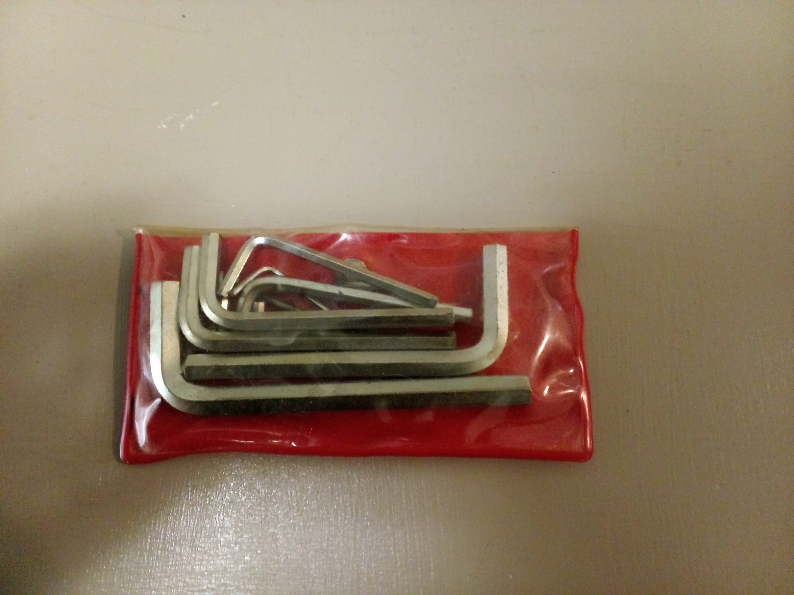 Vintage Indestro 12 pc Allen wrench set. Set No. 198. Hollow Head Set Screw Set