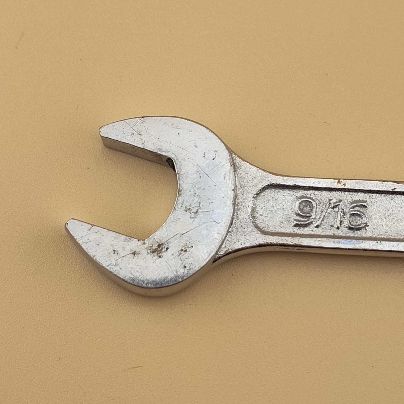 SEARS 9/16in. X 5/8in. Open End Wrench, Code BF – Made In Japan