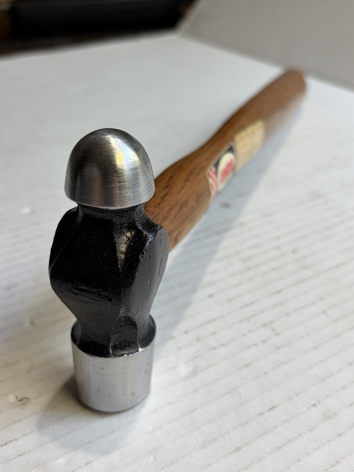 Vintage Anco 12oz Machinist Ball Peen Hammer NOS