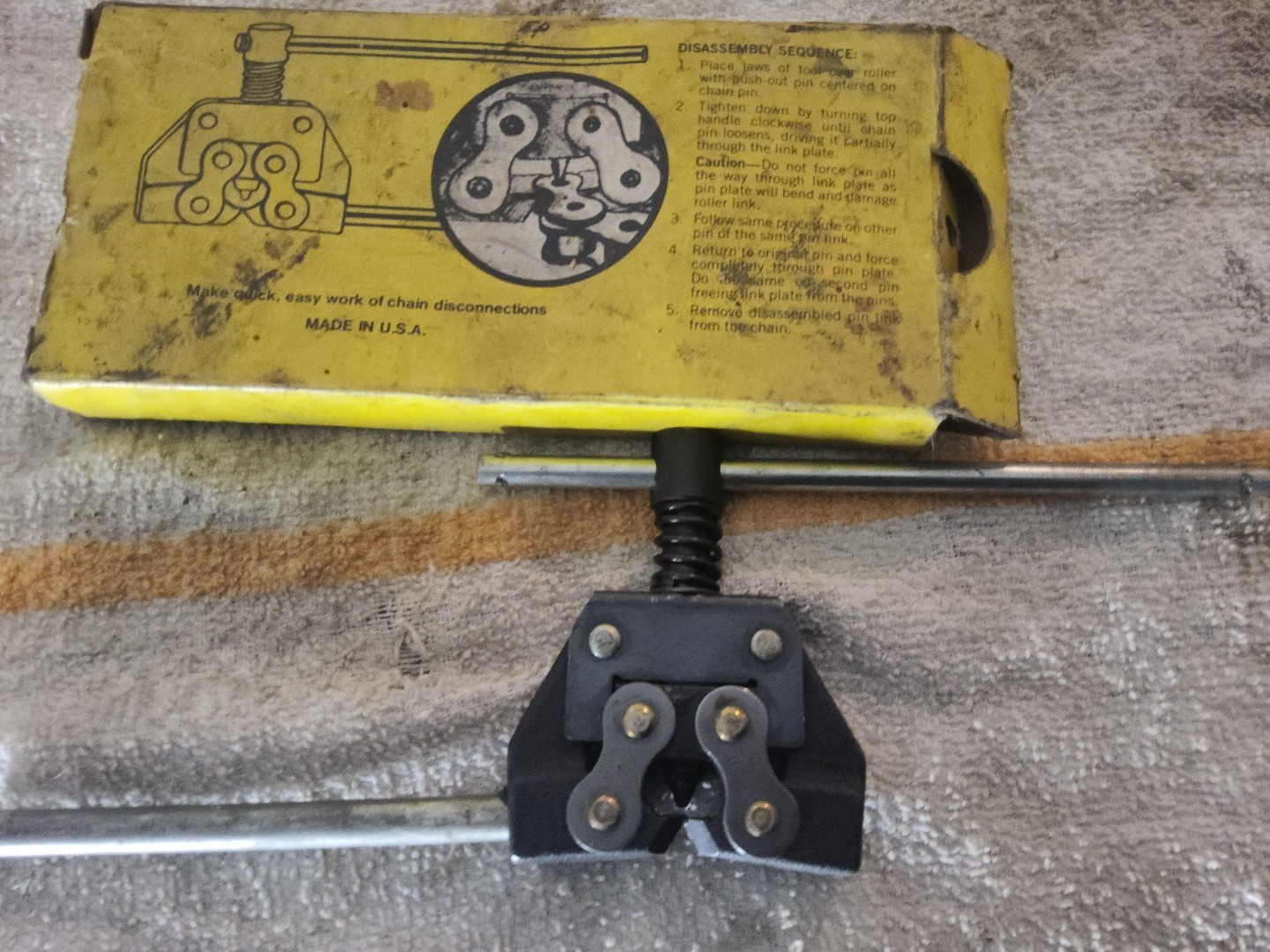 Vintage Dodge Chain Pin Extractor #098175 Size 101-1 In Box U.S.A.