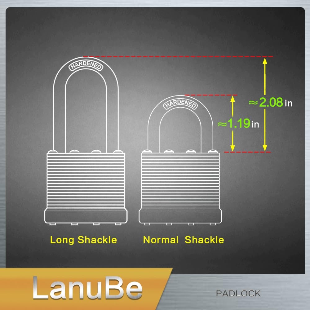 Lock Laminated keyed Padlock (1-9/16″, 40mm), keyed Alike Locks, Normal Shack…