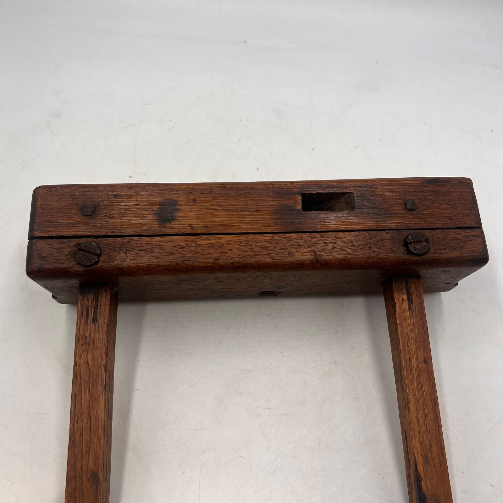 Antique 19th Century Wooden Wood Slide Plow Plane Tool