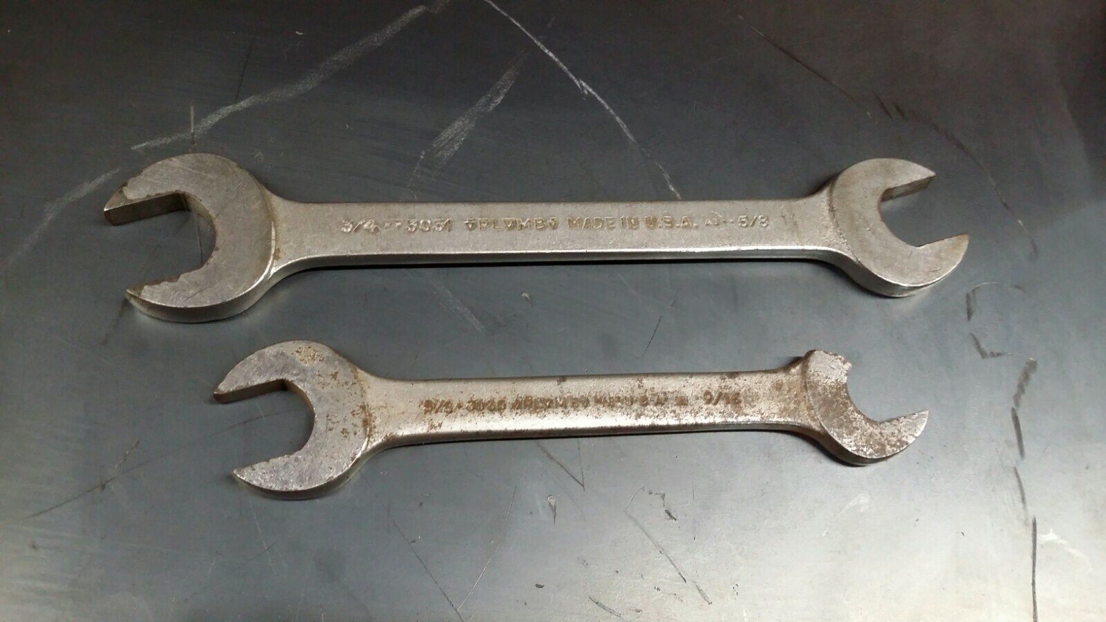 Vintage plomb 3030 And 3031 Open End Wrenches