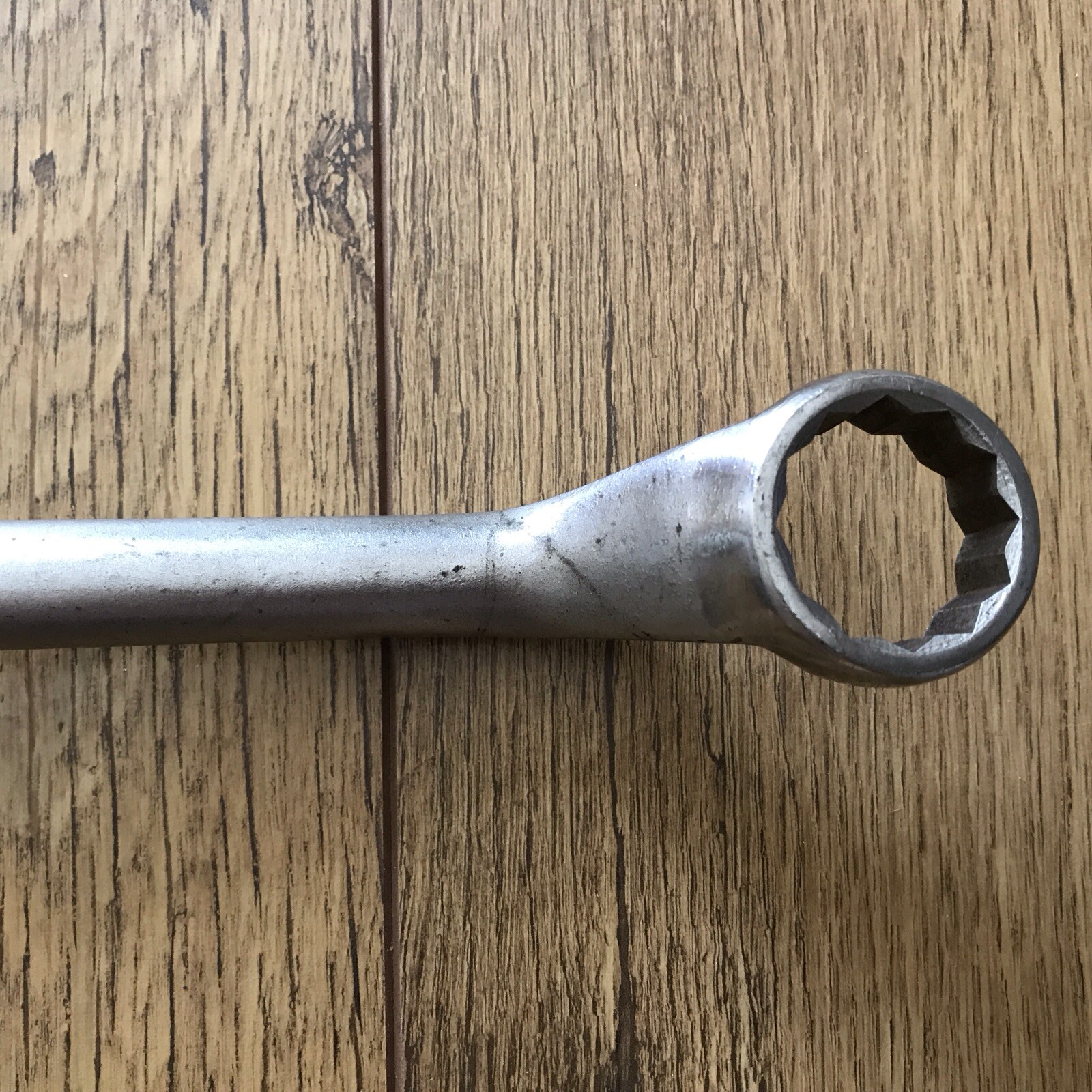Large Vintage King Dick ring spanner 5/8” X 3/4”Whitworth Or 28 X 33mm