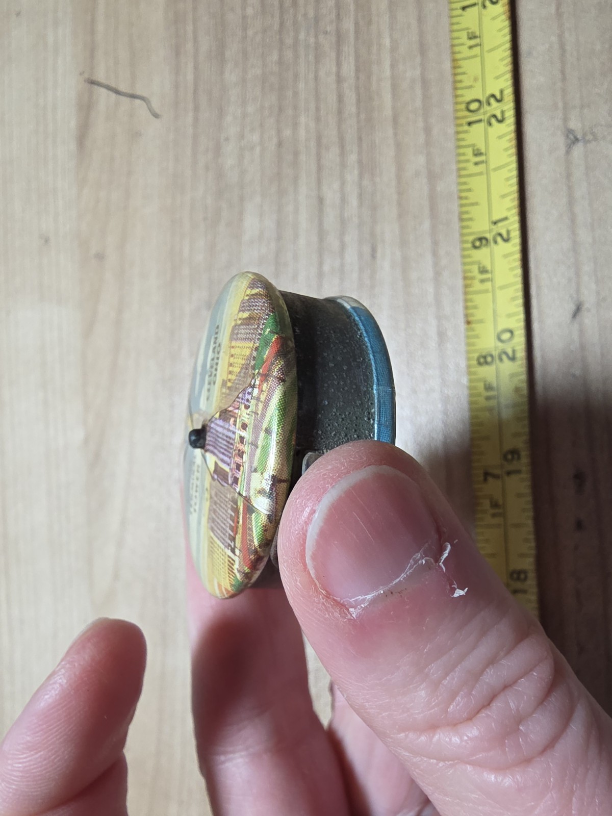 Vintage Union Terminal Tower Cleveland Ohio Celluloid? Measuring Tape