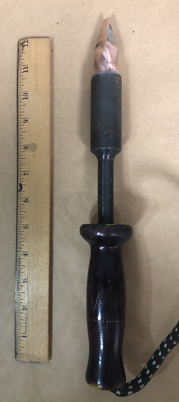 Vintage VULCAN SOLDERING IRON #50 HEAVY DUTY 110-120 VOLTS 130 WATTS #50 Tip