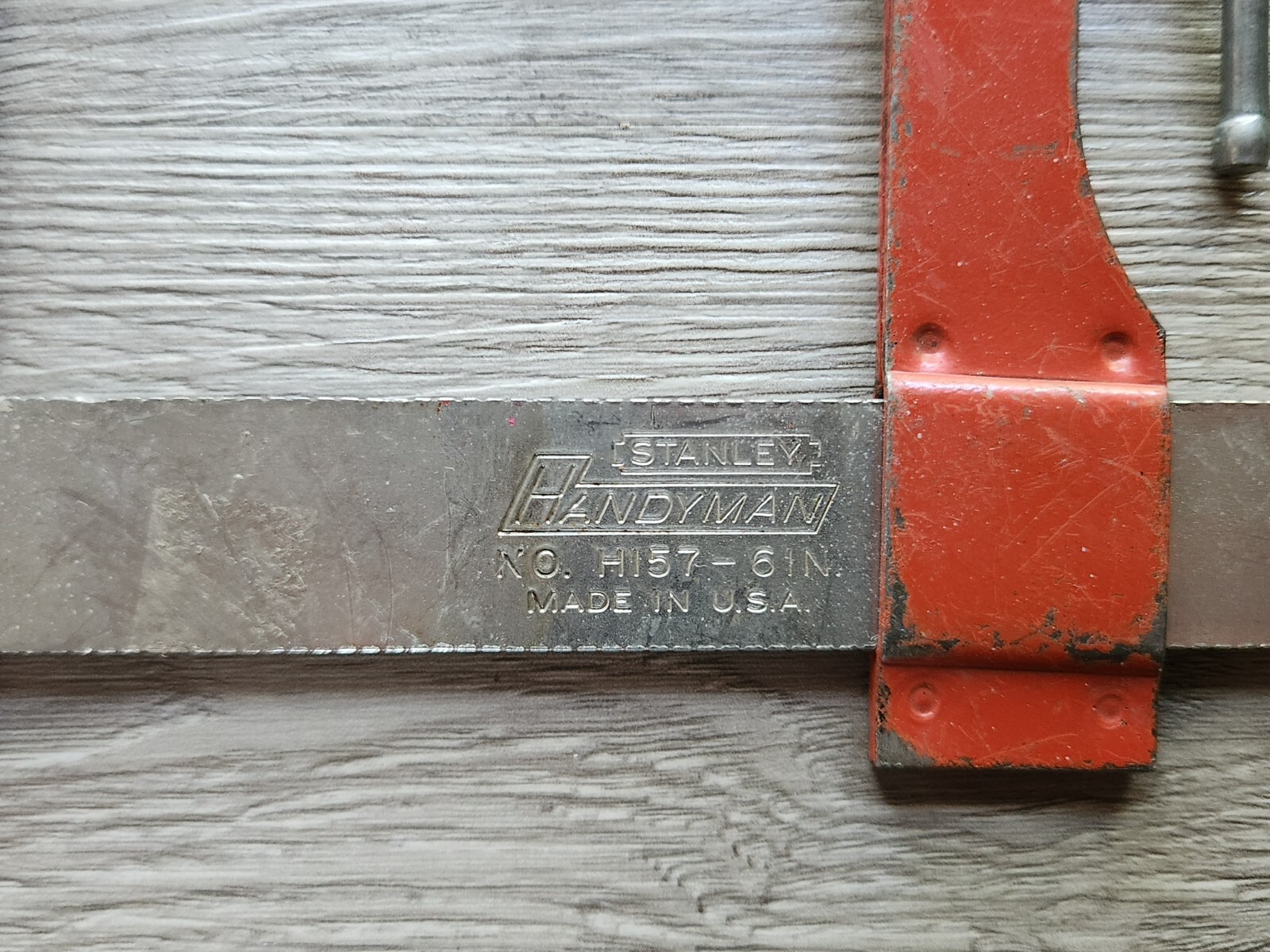 Vintage Stanley Handyman 6-Inch Carpentry Bar Clamp No. H157