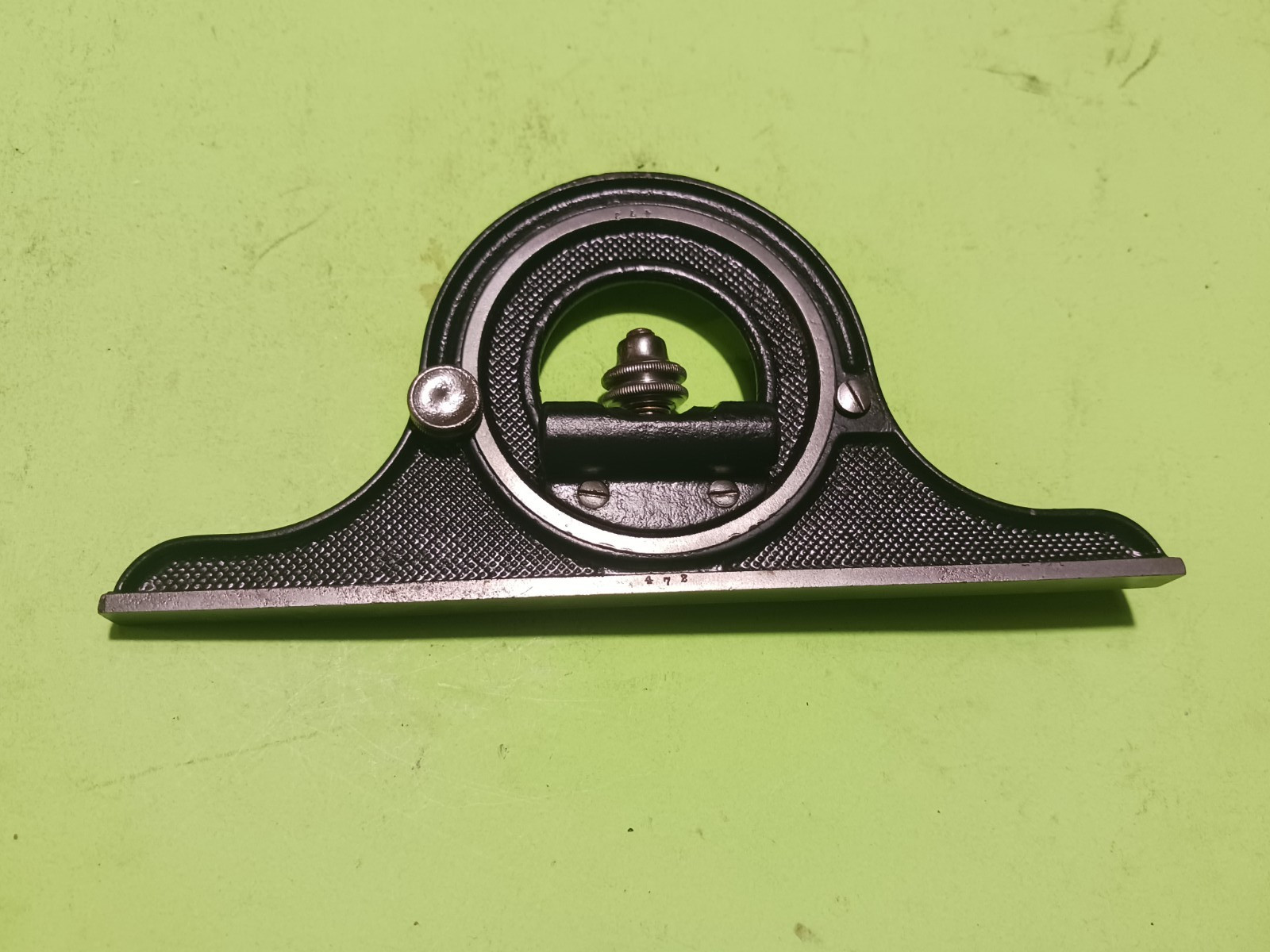 Antique Starrett Combination Square #23 set Head, protractor,center head,12″rule