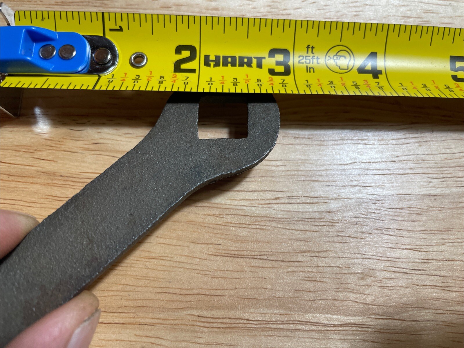 Cast Wrench For Farm Implements, Wagons And Buggies. No Name Only Mark On Shank