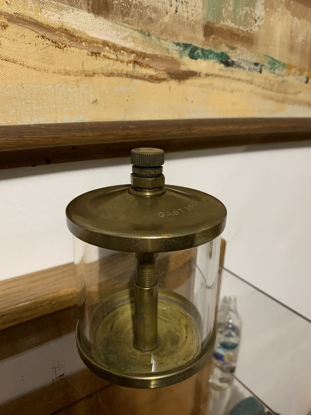 Vintage Brass GAST Mfg Co #2 Oiler Lubricator Hit & Miss Engine – Minty