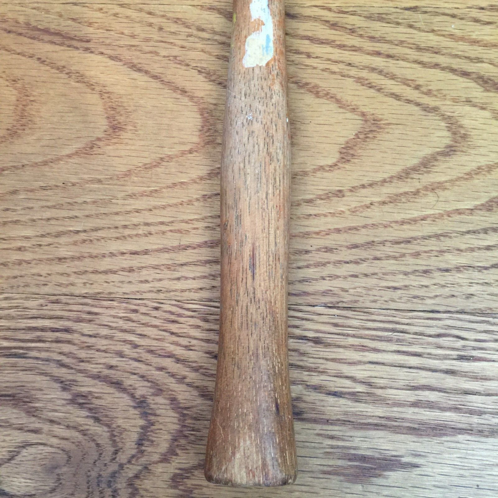 VINTAGE CURVED CLAW DROP FORGED FINISH TRIM FLAT FACE HAMMER MADE IN USA 9.8OZ