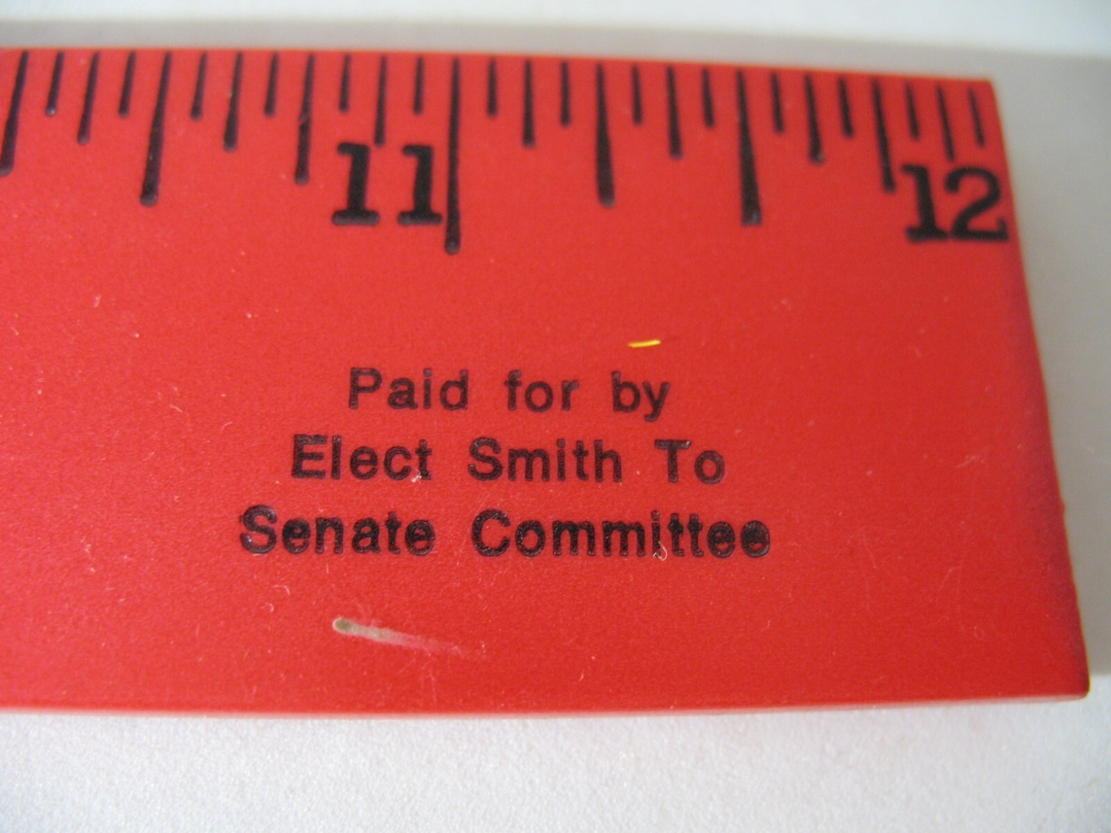 Dave Smith US Senate Red and Black 12″ Wood Ruler