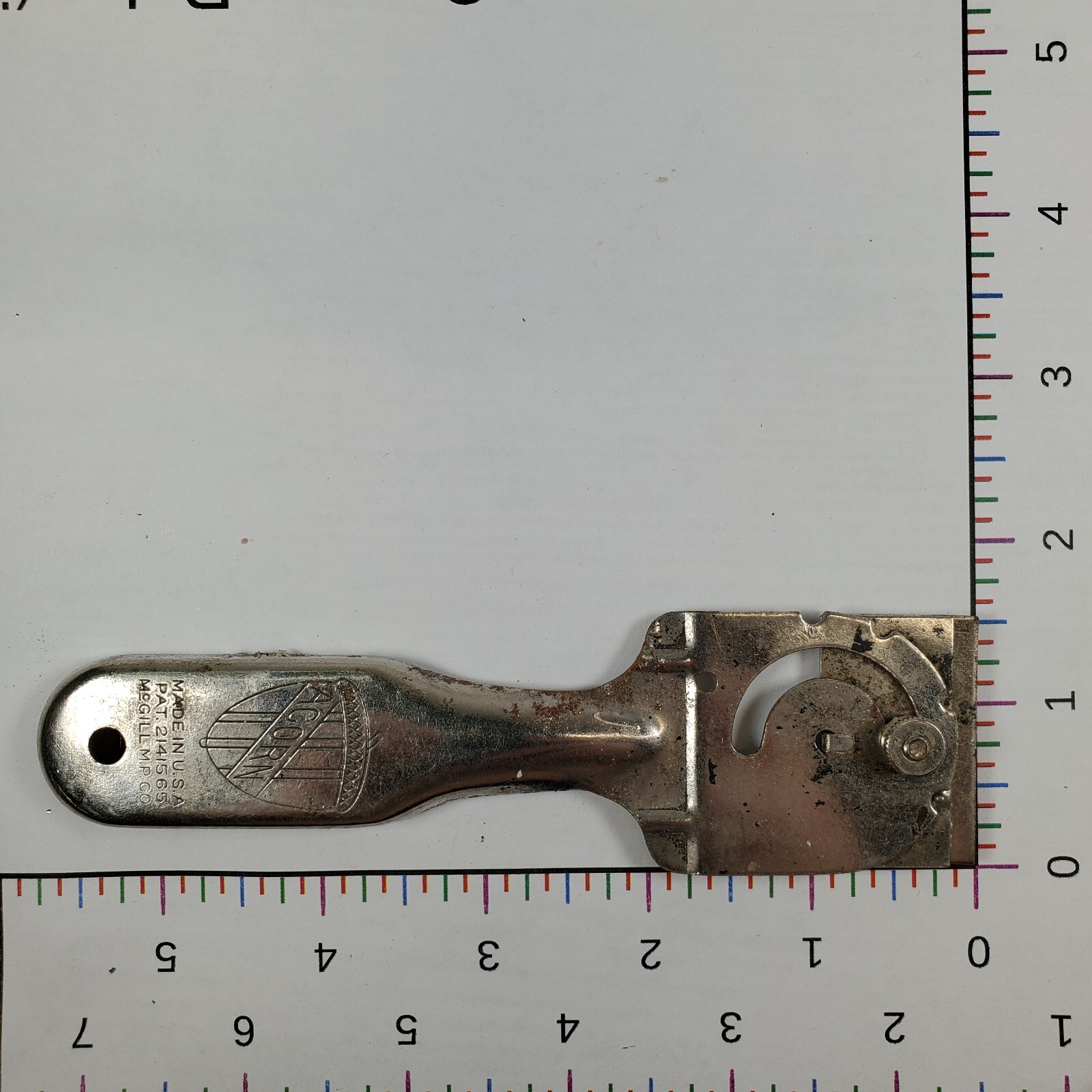 Acorn Adjustable Razor Scraper Cutter Ripper McGill Metal Products Vintage