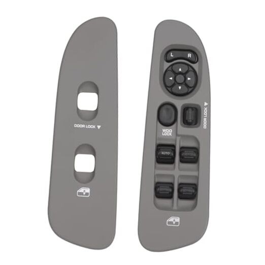 Power Window Switch Control Button & Bezel (Driver Side) & Window Bezel