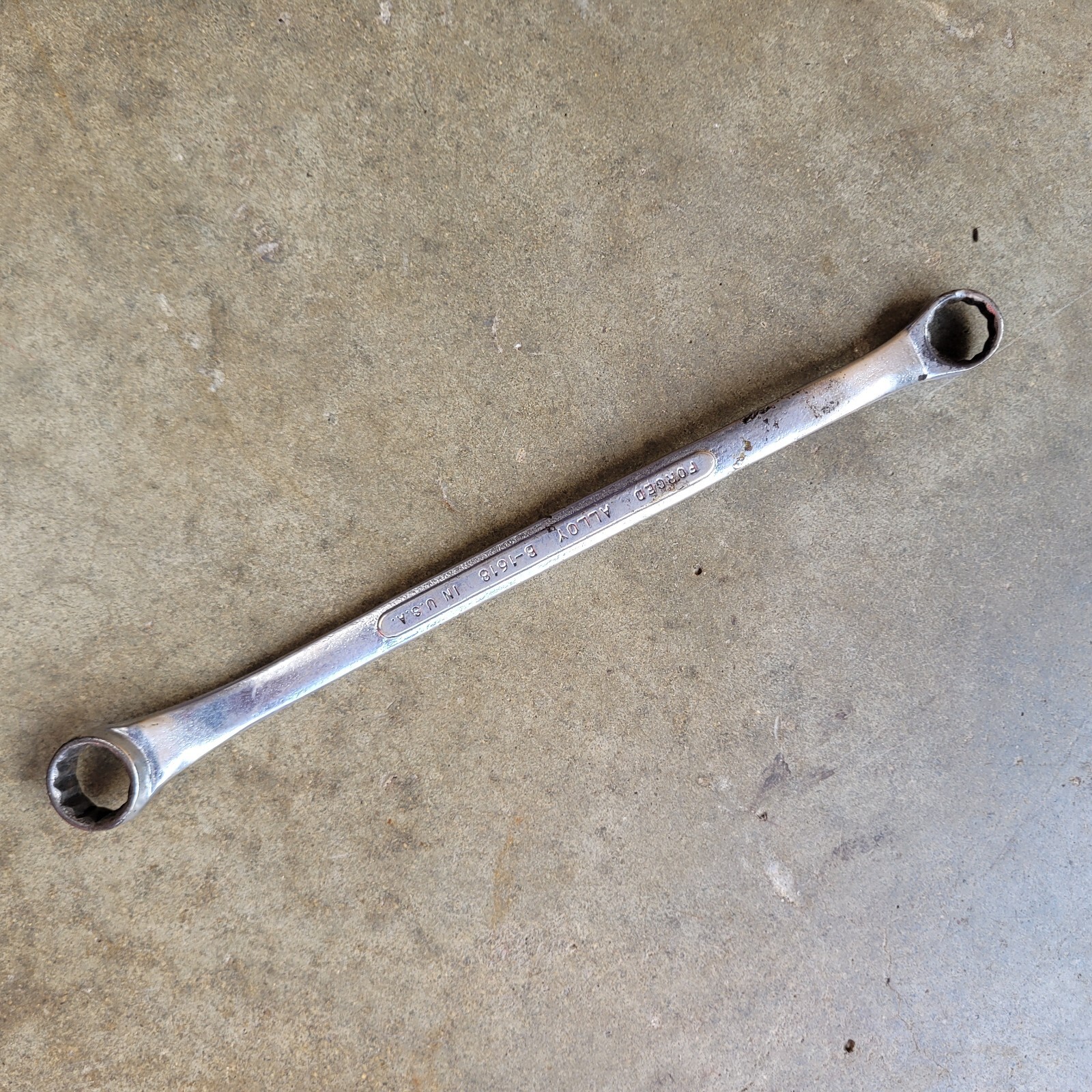 S-K Tools 12-Point Double-Box End Wrench 1/2″ x 9/16″ B-1618 USA