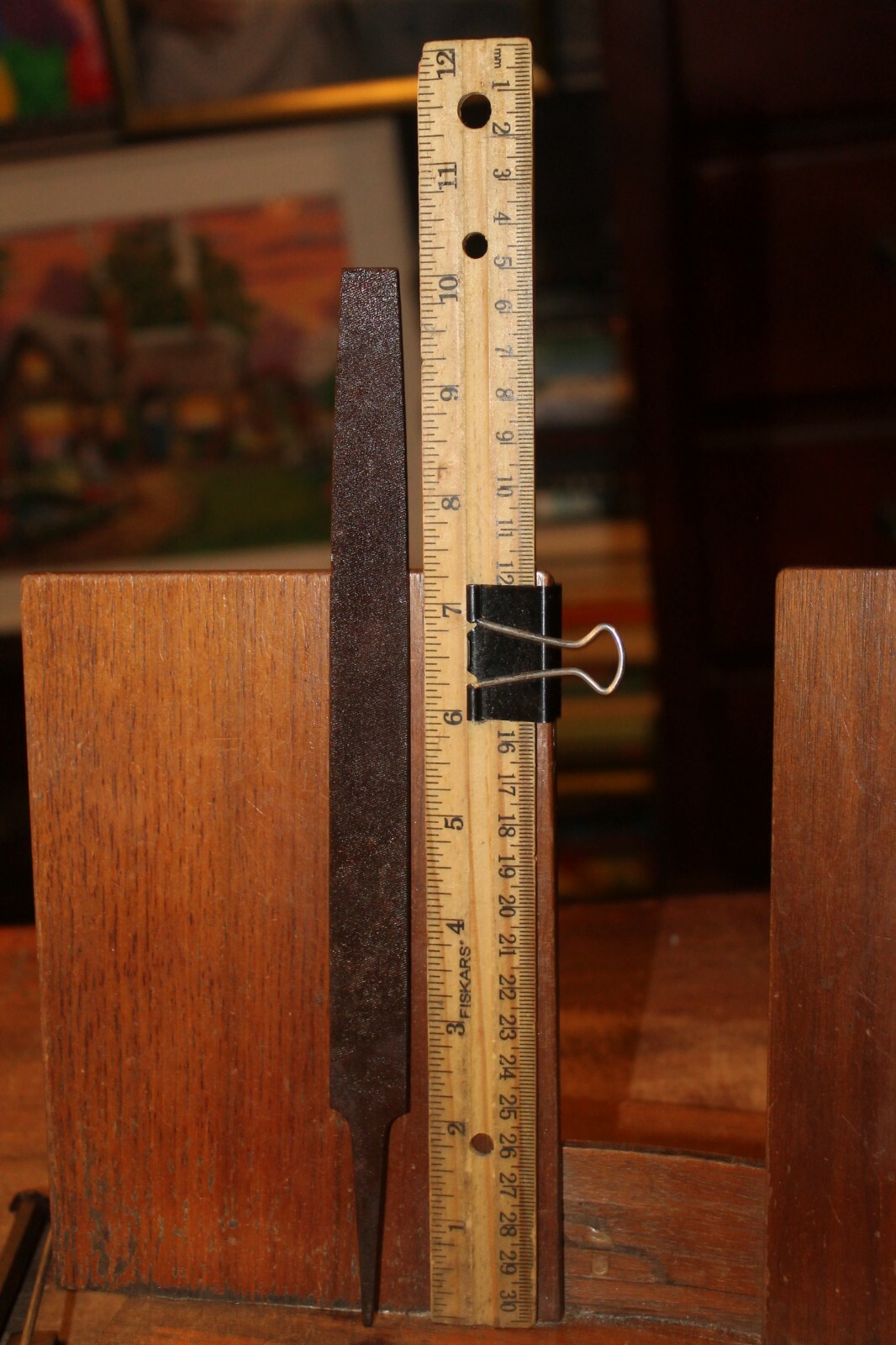 Antique Nicholson Black Diamond Mill Bastard File