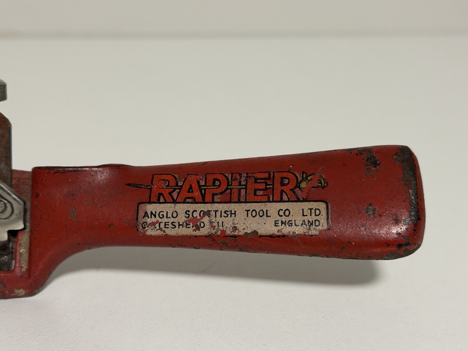 Vintage Rapier No 151 Adjustable Red Spokeshave – Made in England