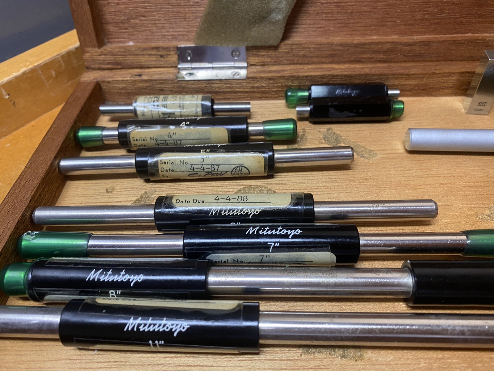 MITUTOYO Micrometers Lot Of 9, 1 TESA Total Of 11 PCS.