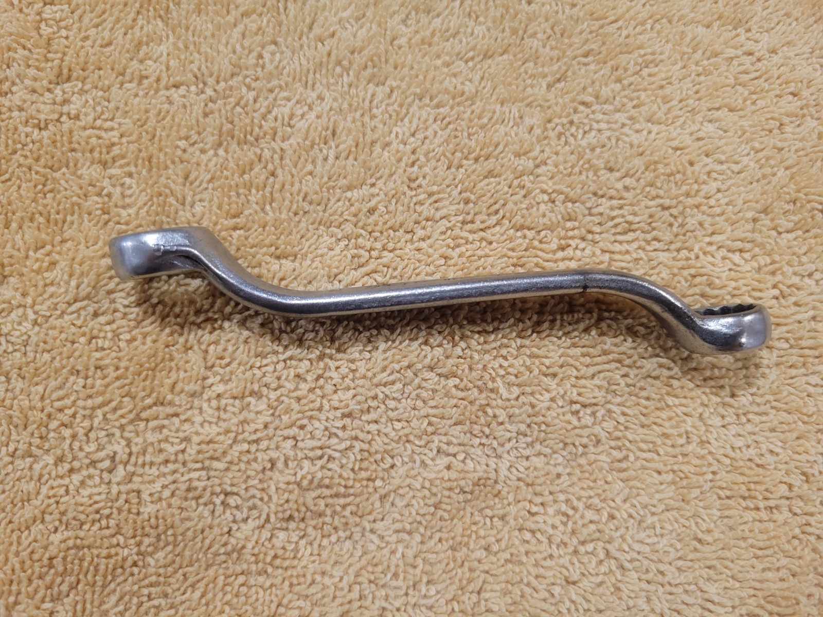 Vintage Thorsen 2112 7/16″ 3/8″ SAE 12 Point Box End Offset Wrench Tool USA