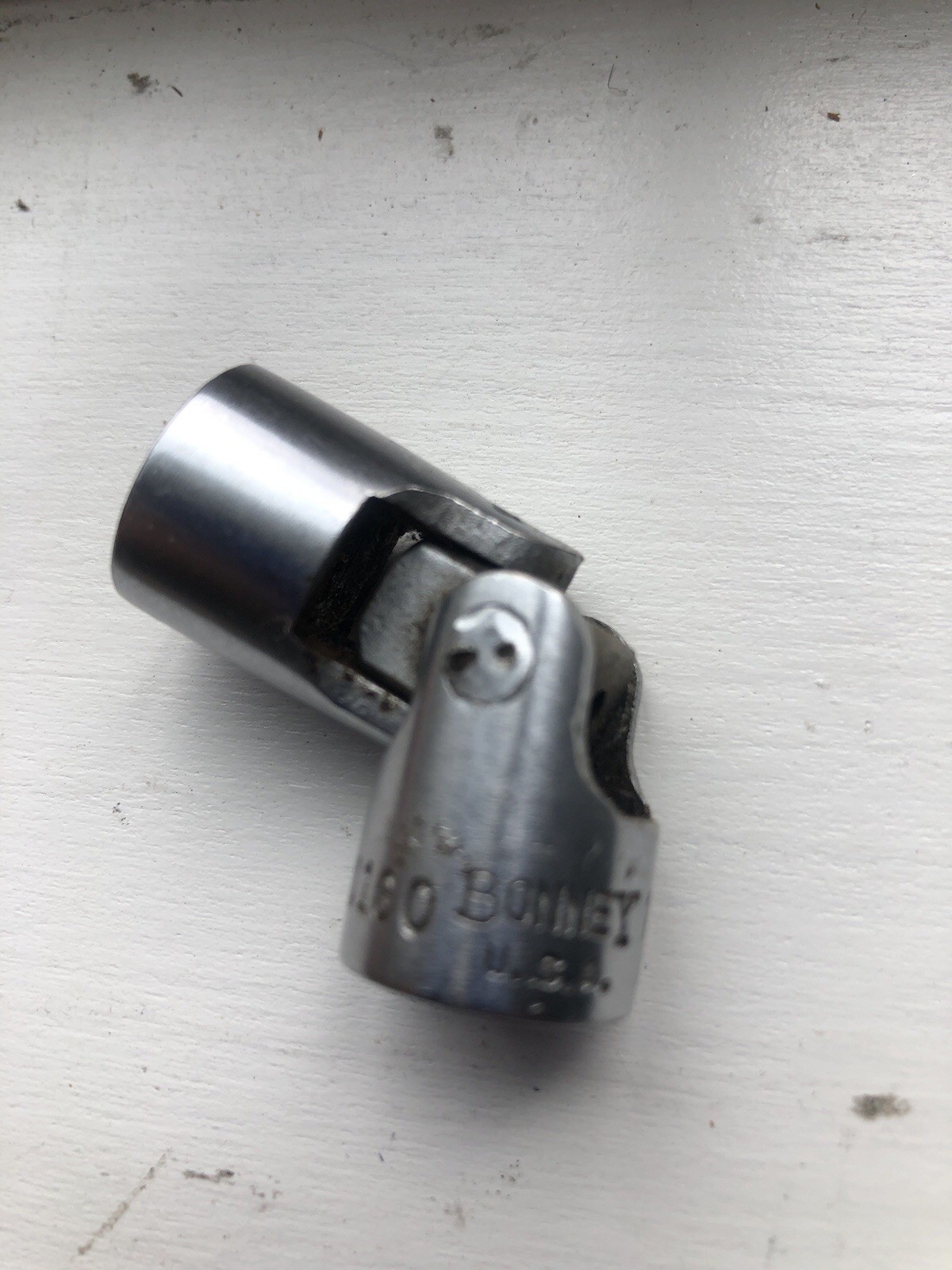 Vintage Bonney Tools TU16 – 1/2″ Universal Swivel Socket 3/8″ Drive 12 Point USA