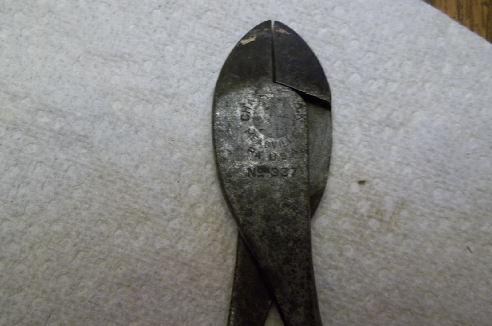 Vintage Channellock diagonal Cutting Pliers No. 337 Meadville PA USA 7 inches