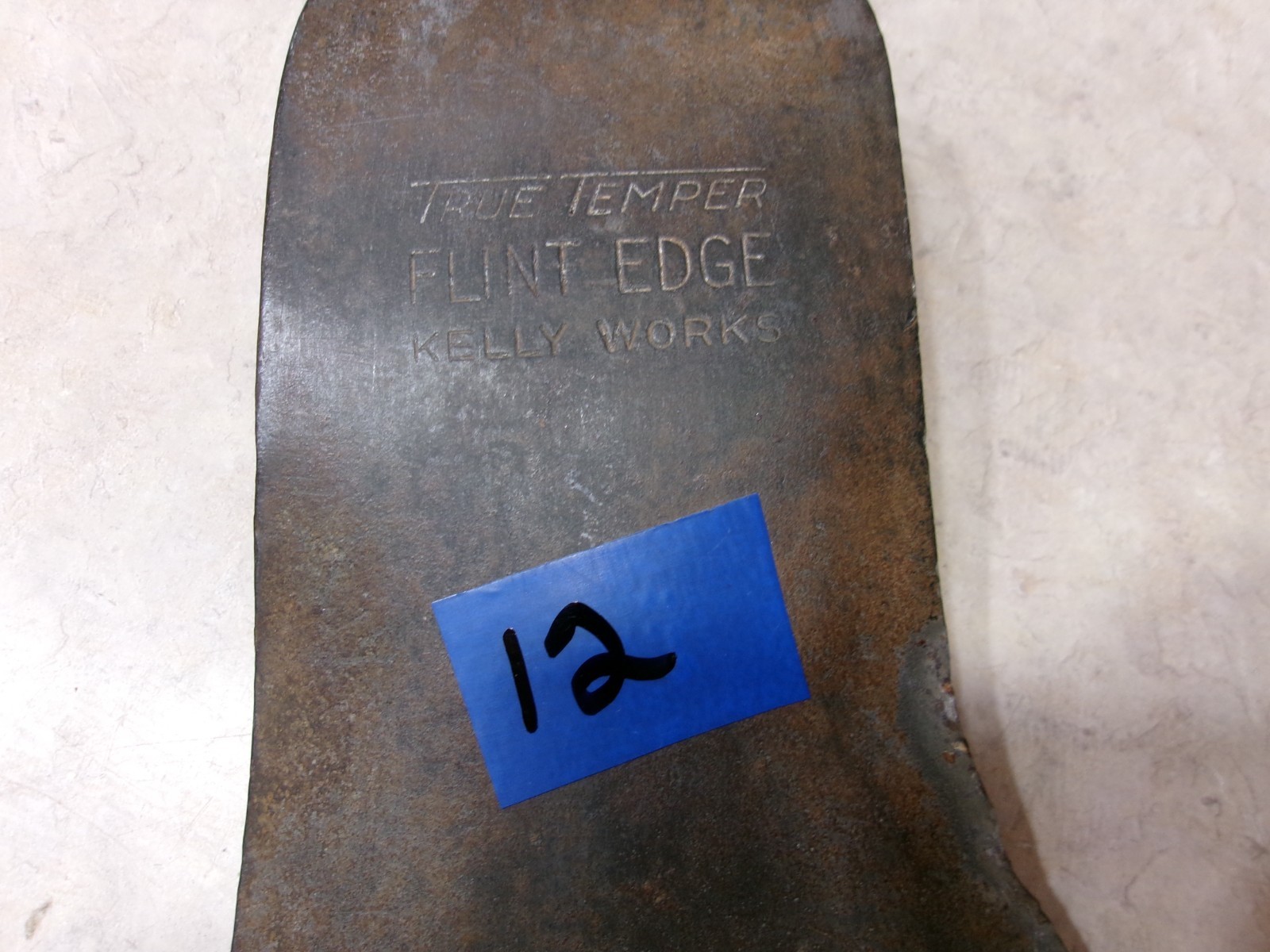 Vintage True Temper Flint Edge Kelly Works Axe Head 3 Lb, 5 Oz, No Handle