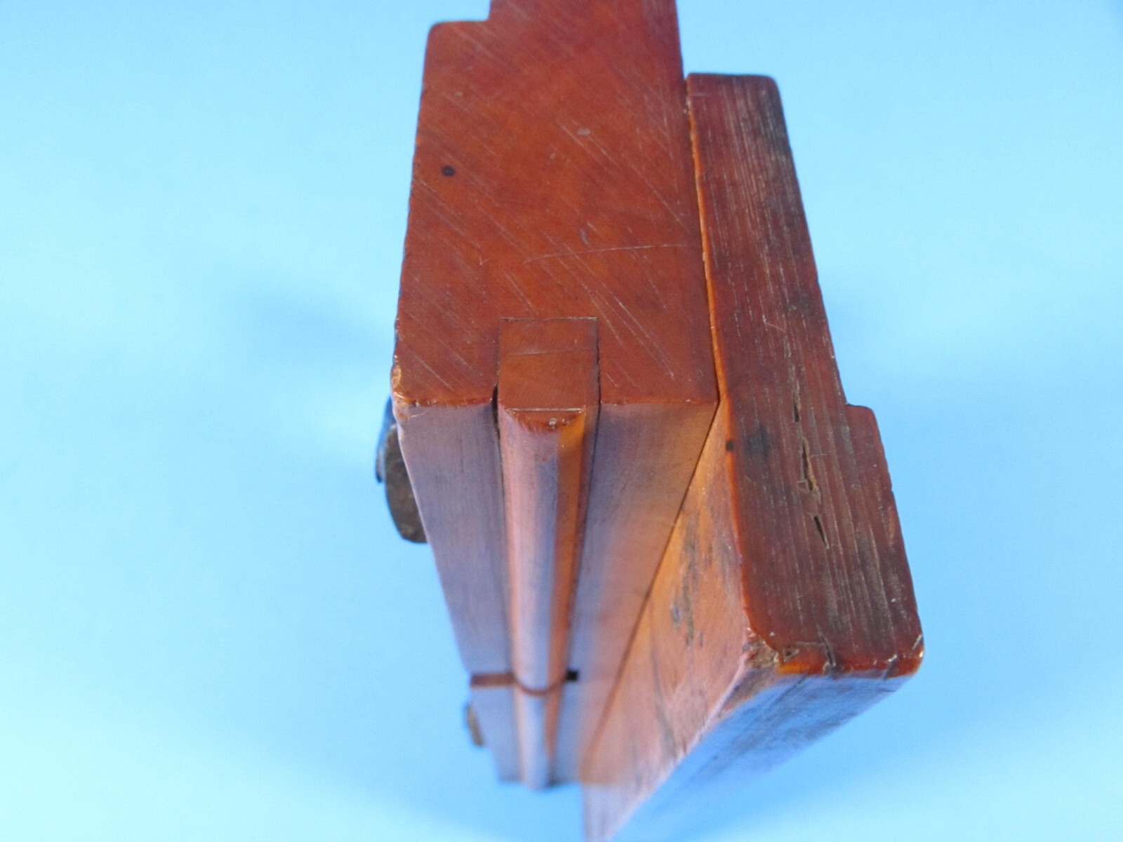 casemaker’s solid boxwood wood molding plane cuts airtight or dustproof joint