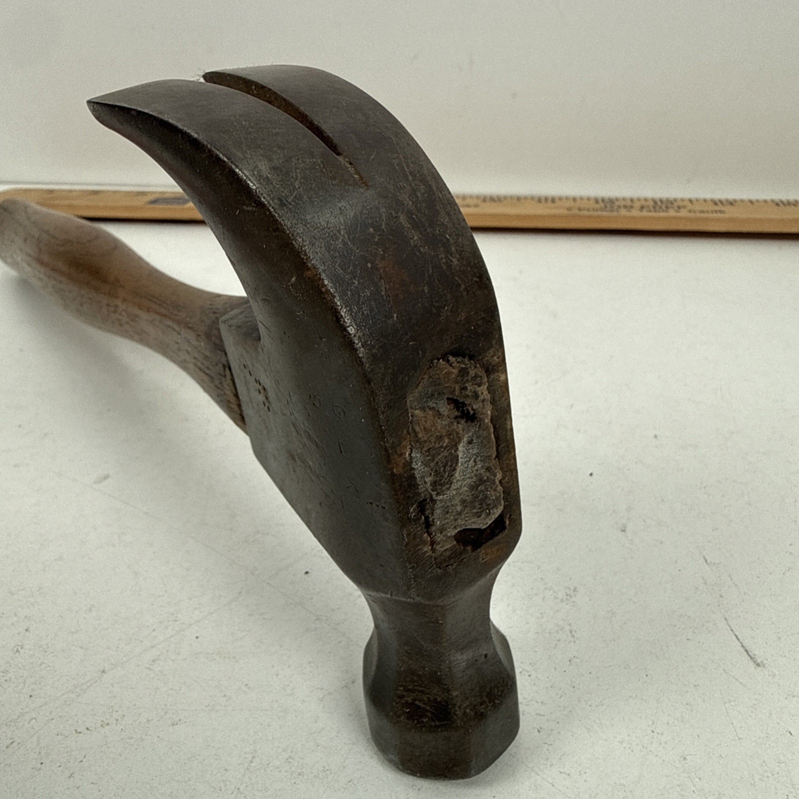 Vintage Belknap Blue Grass 16 oz Claw Hammer Early Unnumbered Logo 1.5 lb Total