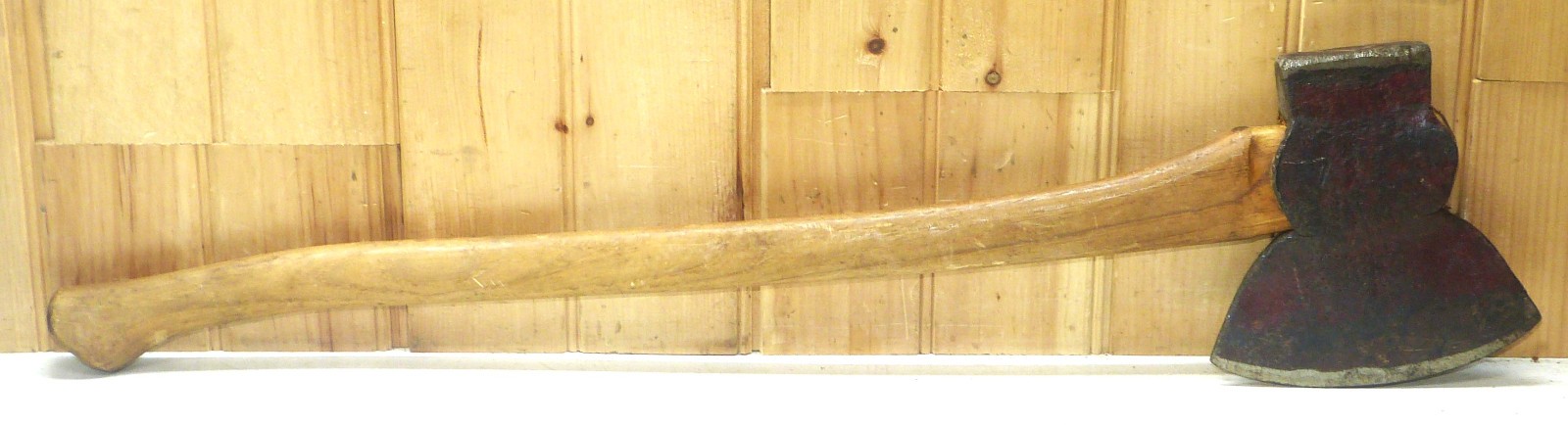 Vintage Short Handle 3½ Pound Single Bit Felling Axe INV18735