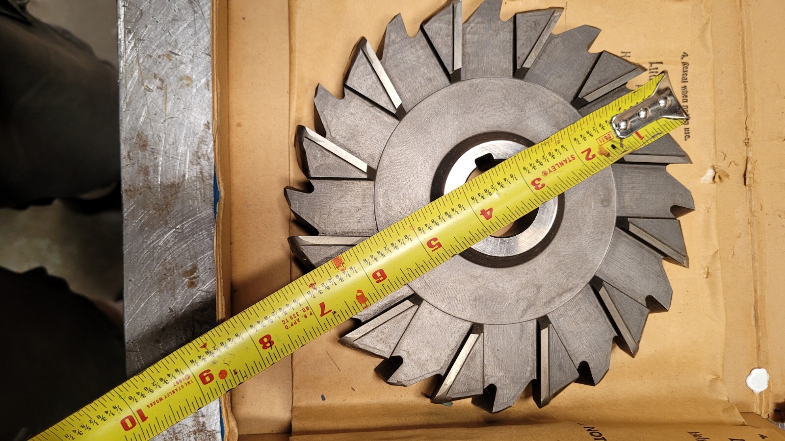 7″ x 1″ x 1-1/4″ HSS Double Angle Horizontal Milling Cutter 1/4″ Rad – Tooth 24T