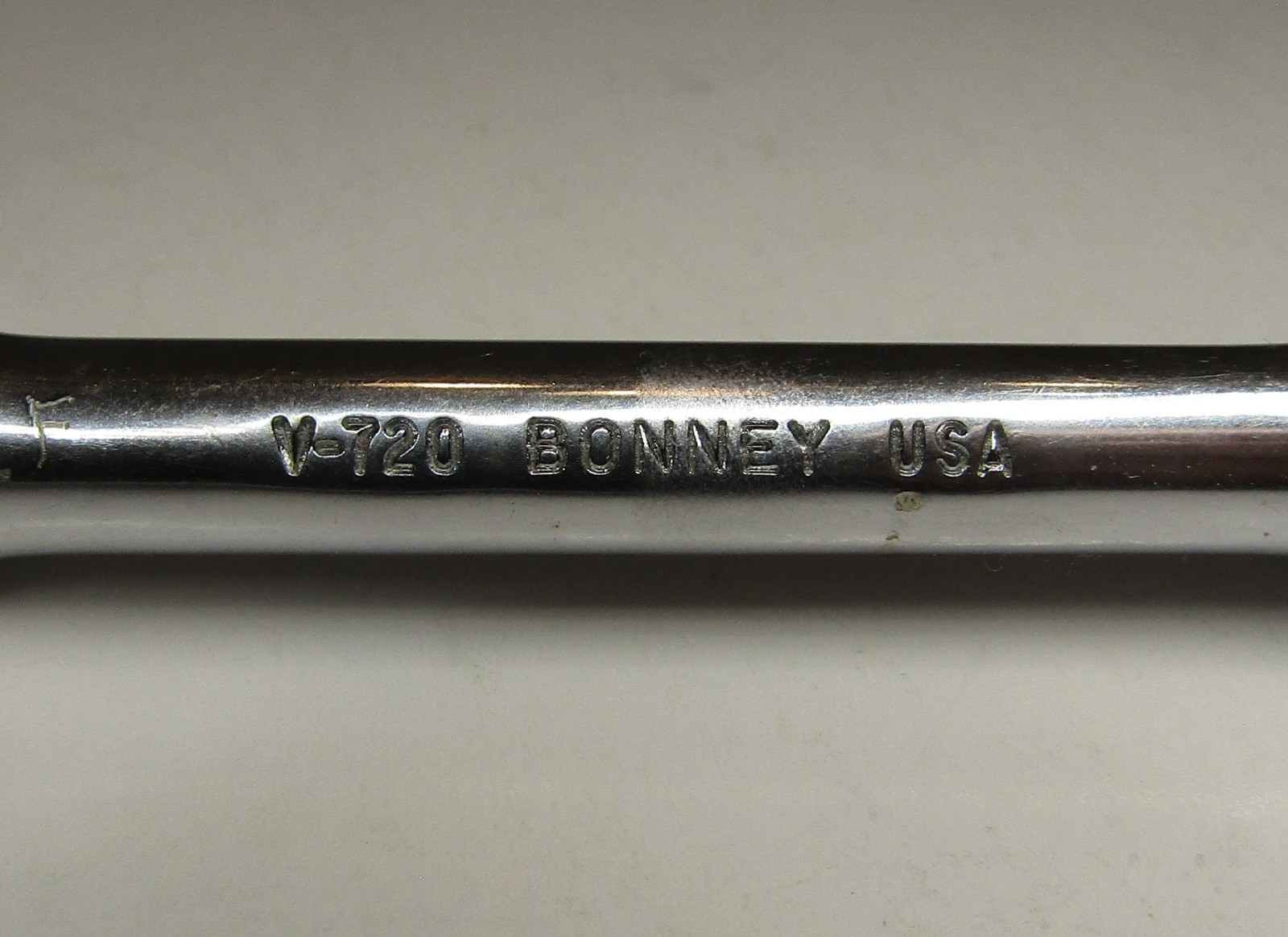 Vintage *Bonney* 1/4″ Drive Breaker Bar V-720 w/ Knurled Handle – Made in U.S.A.