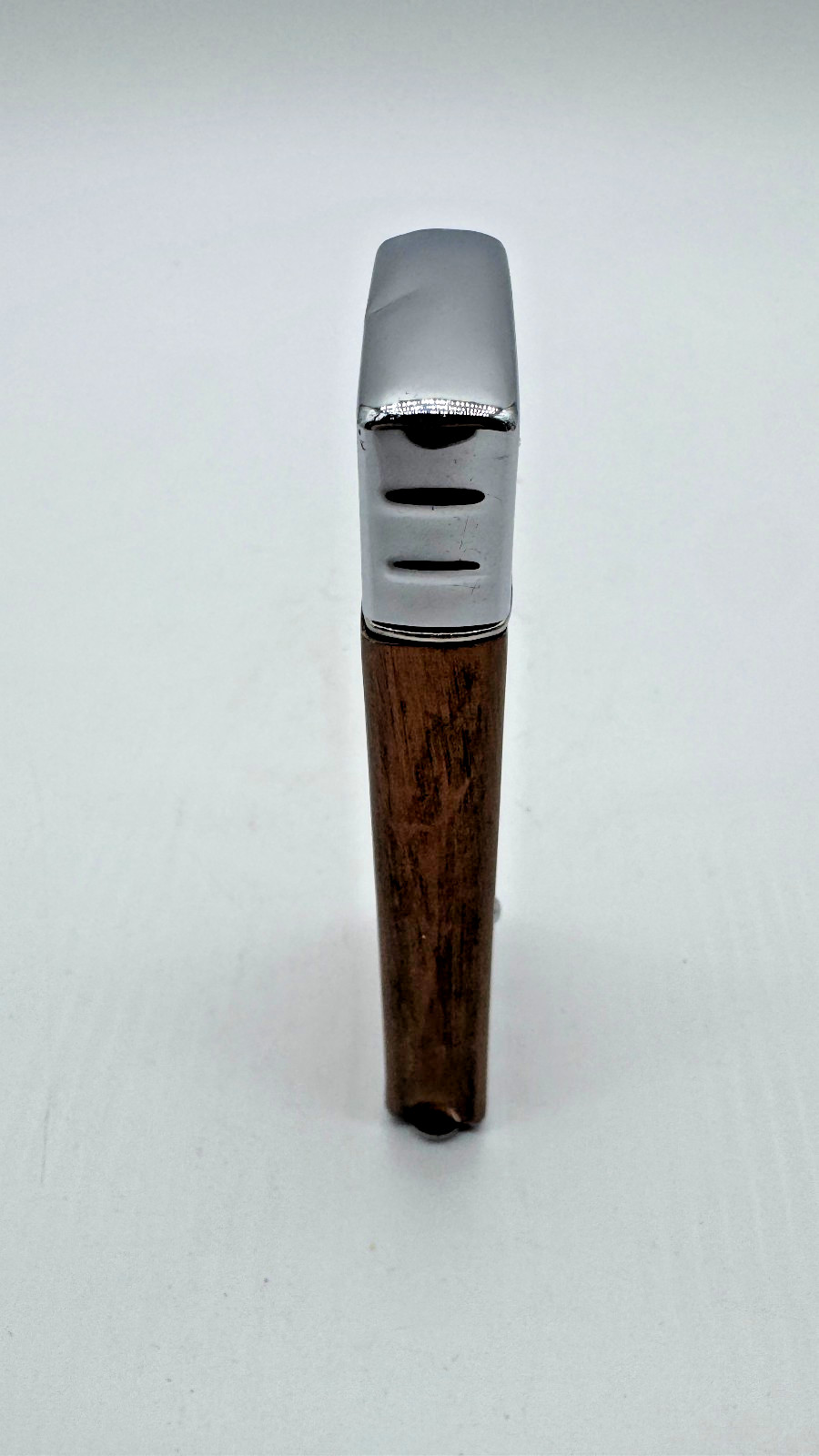 Vintage Wind Master Lighter Tape Measure Woodgrain Combination