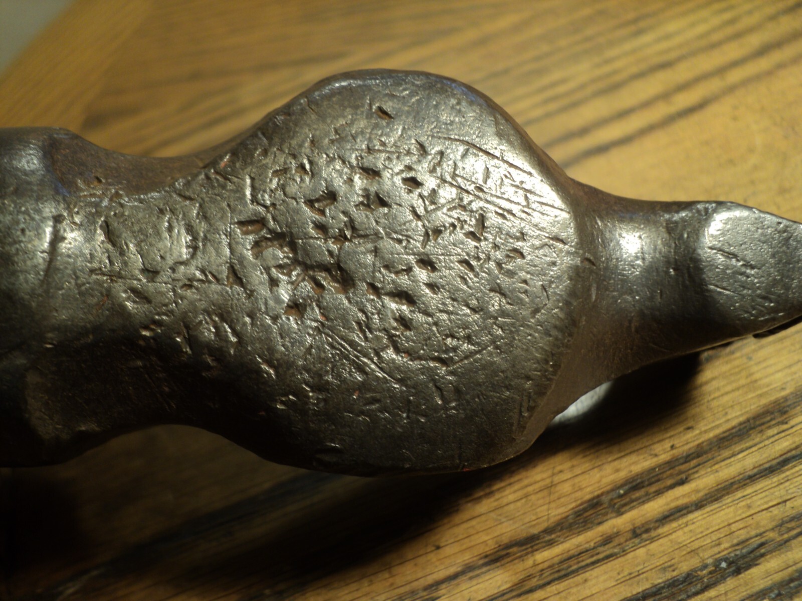 Vintage Black Smith’s Hammer Head Tool Only 4-1/4″ Long Unbranded