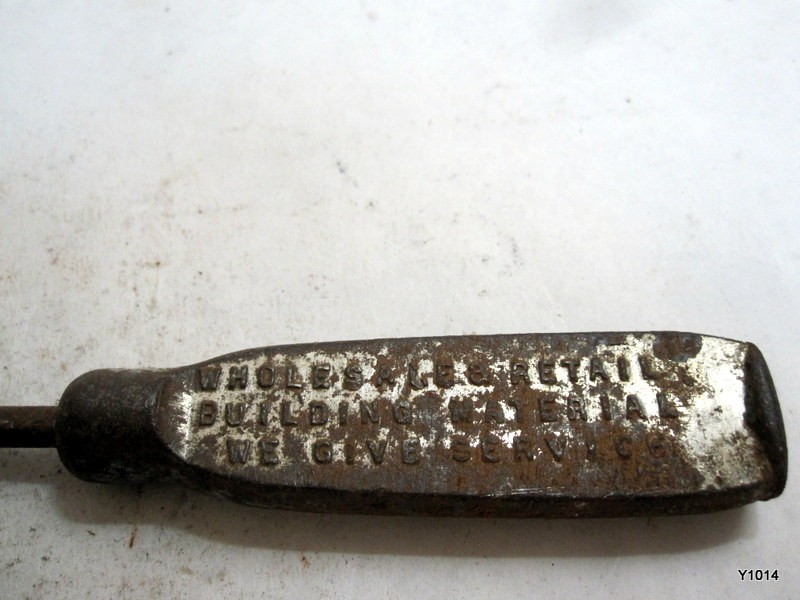 Vintage Advertising Screwdriver wholesale retail building. southern pine lumber
