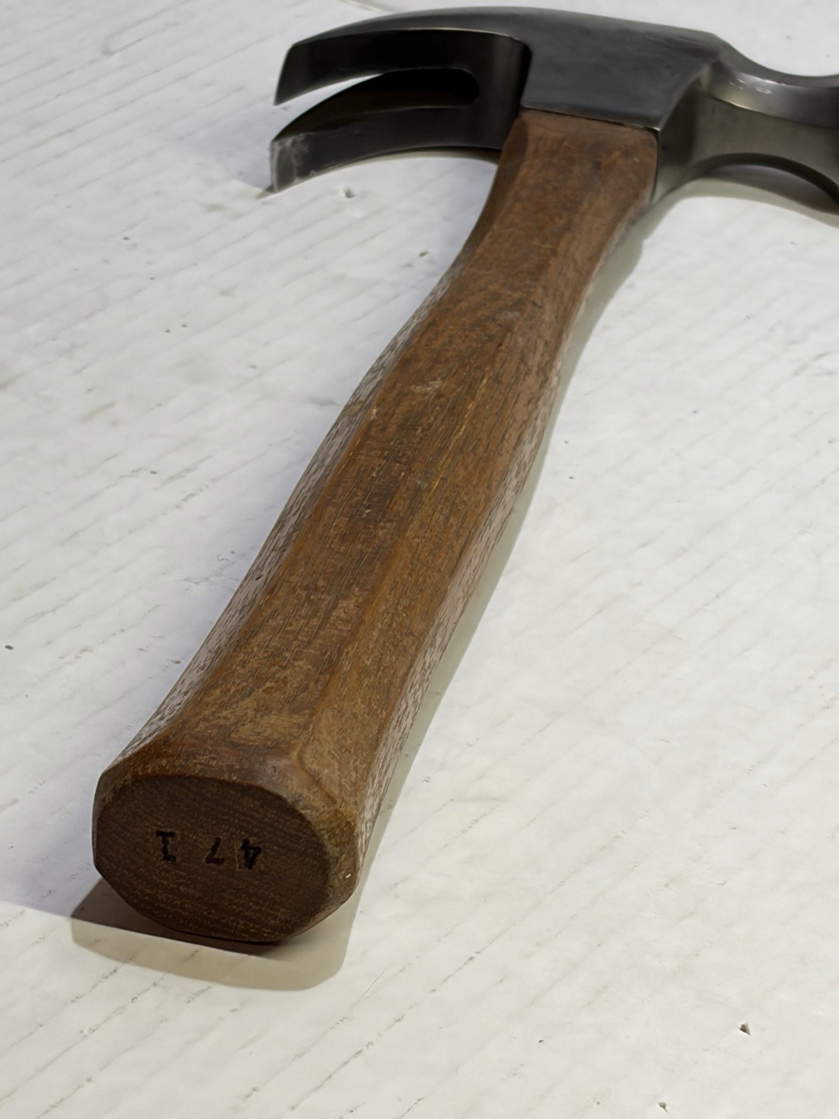 Beautiful Vintage Belknap Blue Grass 24oz Claw Hammer w/ Original Octagon Handle
