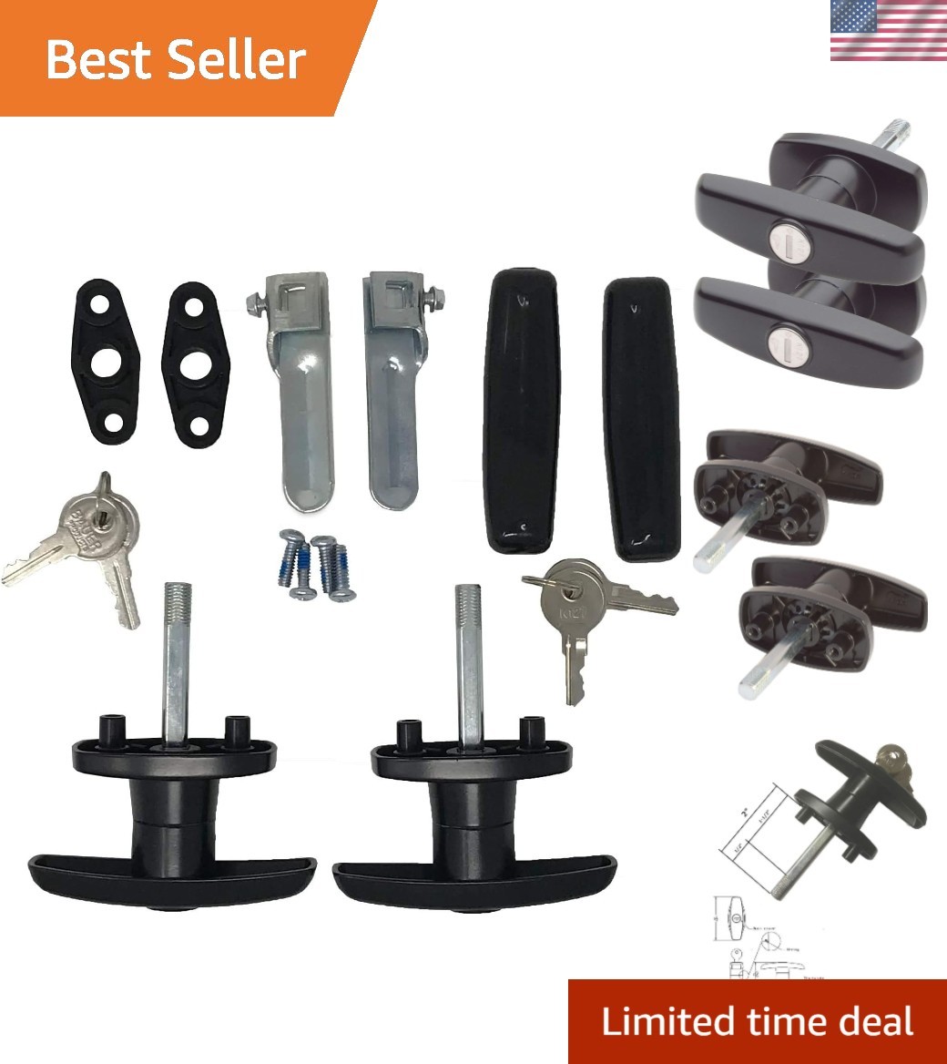 Bauer T-323T Lock Set with Keyed Alike K-127 | Durable Zinc Finish