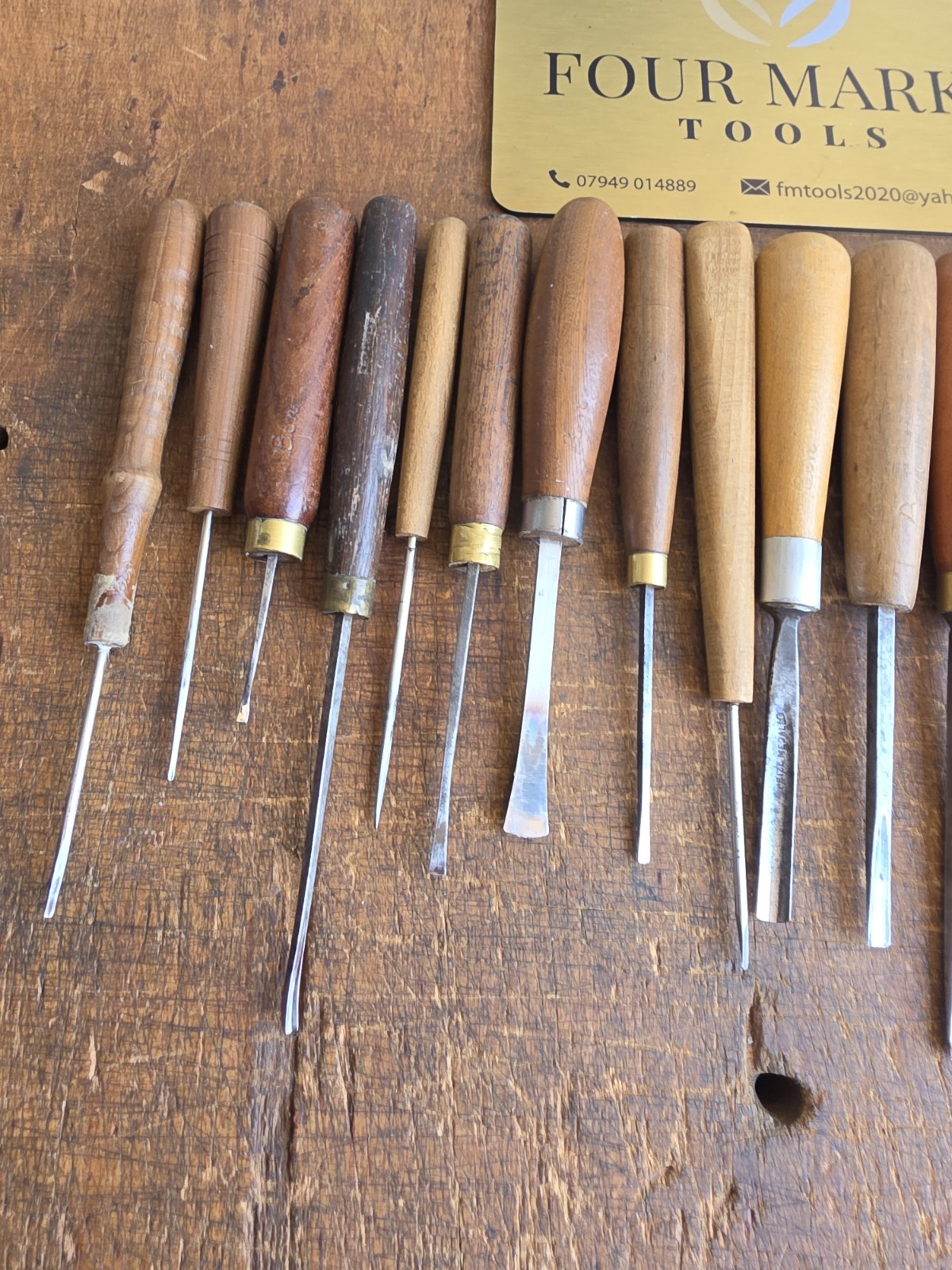 18 x Wood Carving Chisels And Gouges Sheffield Steel Ben Harms Collection