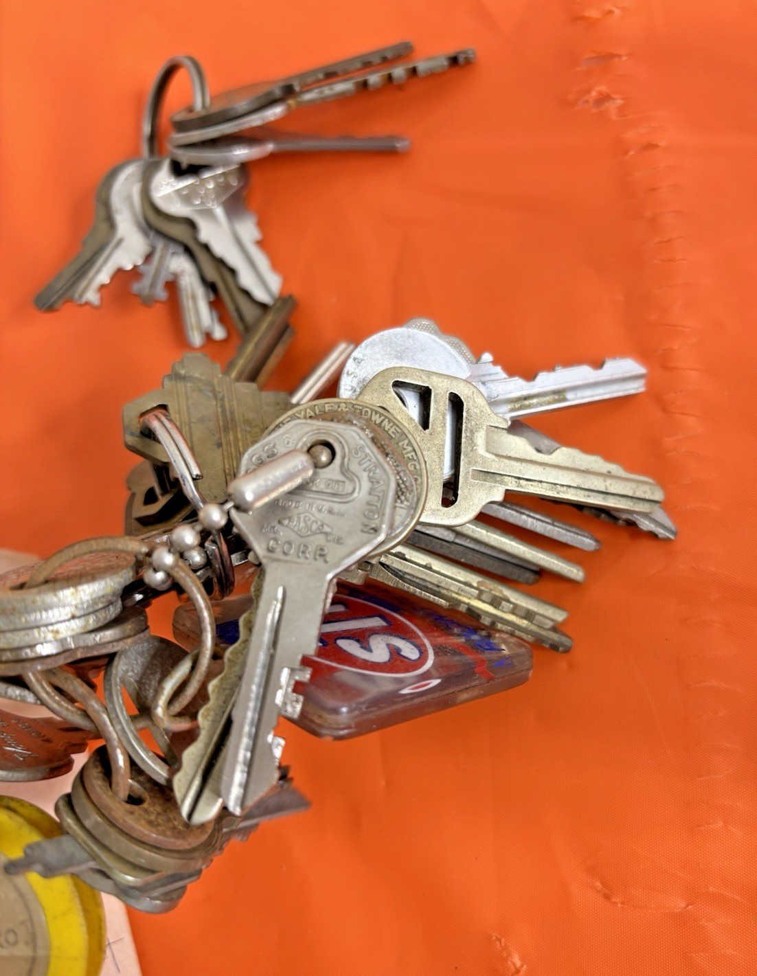 Bulk Key Lot Old Keys Vintage Cut Auto Padlock Mixed Crafts Upcycle Art 3 Pounds