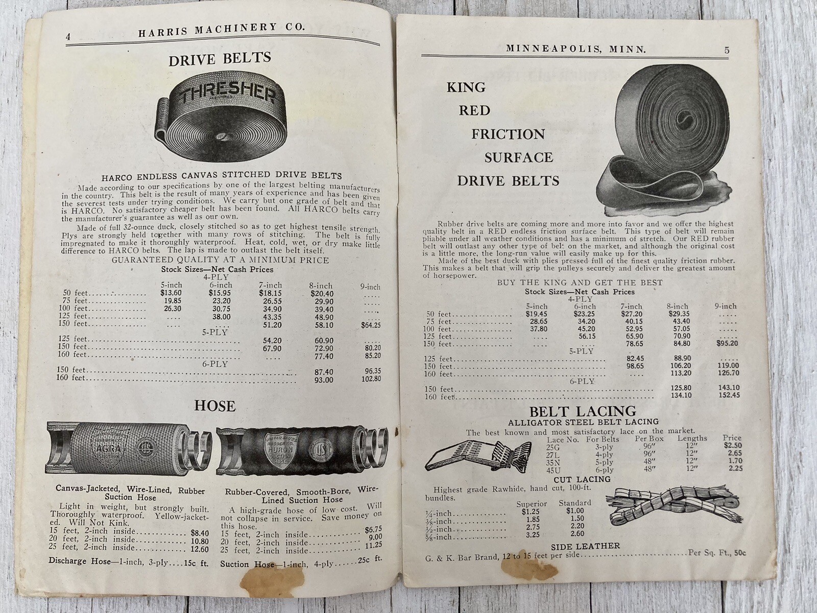 RARE! Vintage Harris Machinery CO Machinery and Supplies Catalog No 35